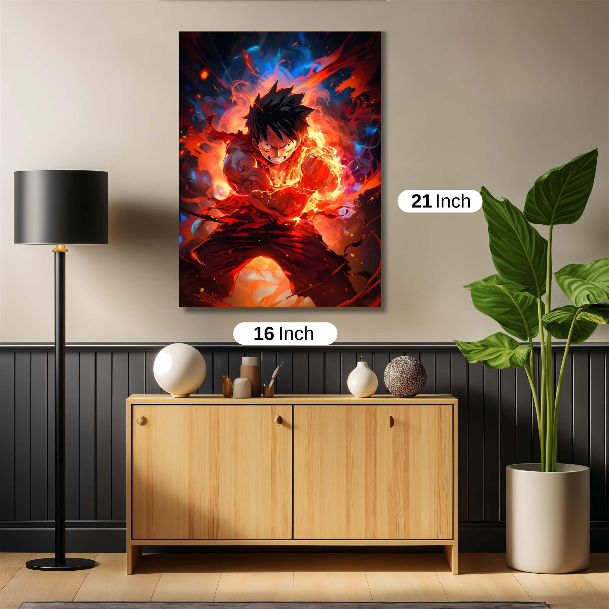 Luffy Inferno Safe Wall Magnetic / M