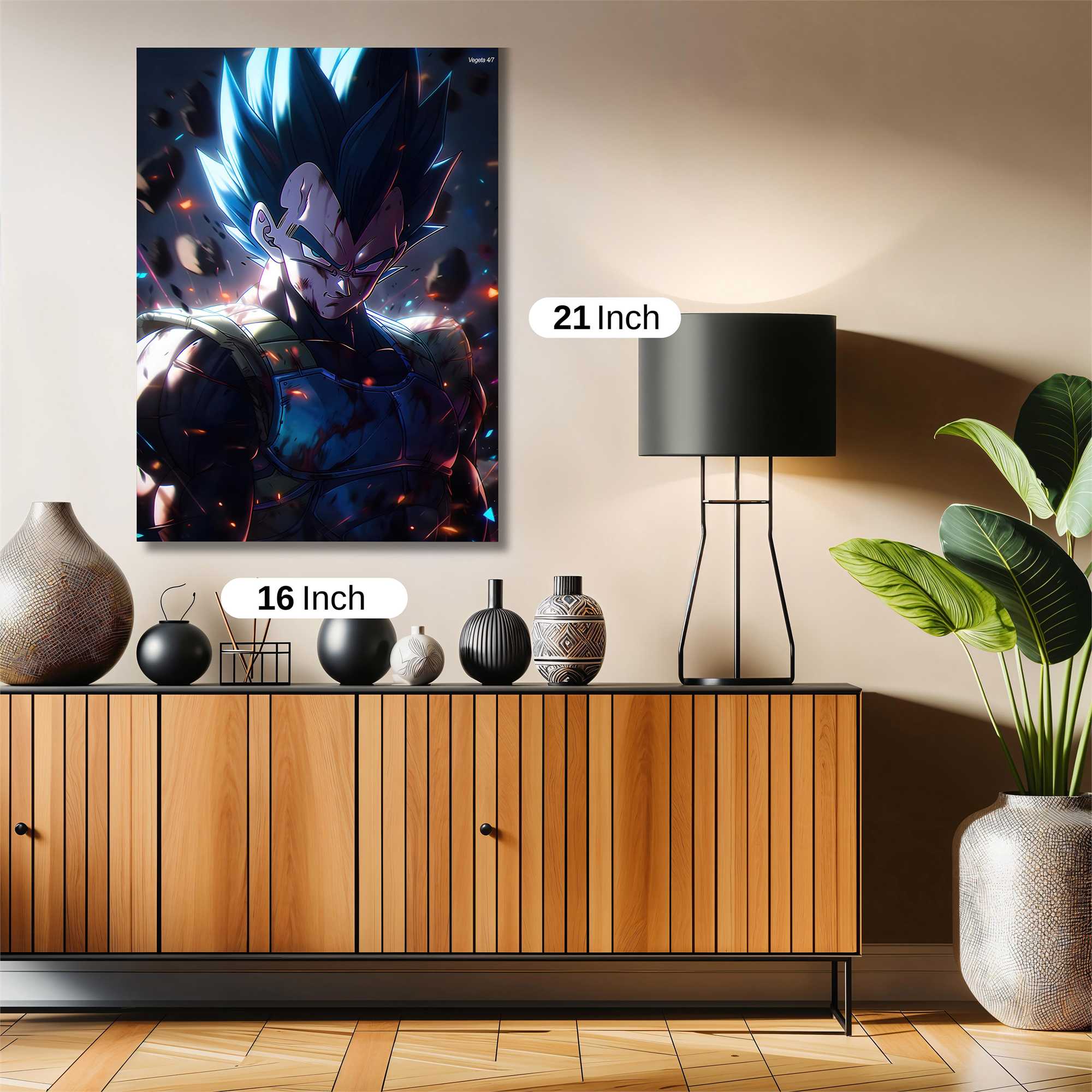 Vegeta Valiant Safe Wall Magnetic / M