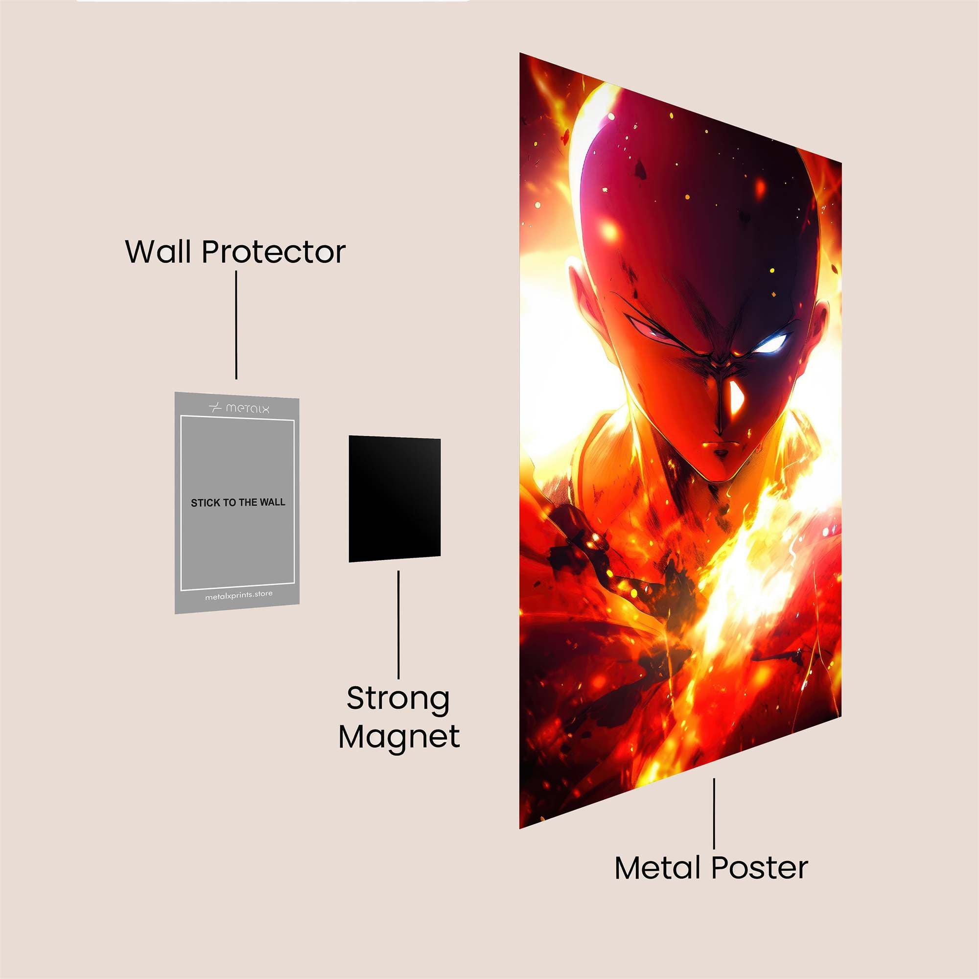 Saitama Blaze Safe Wall Magnetic / M