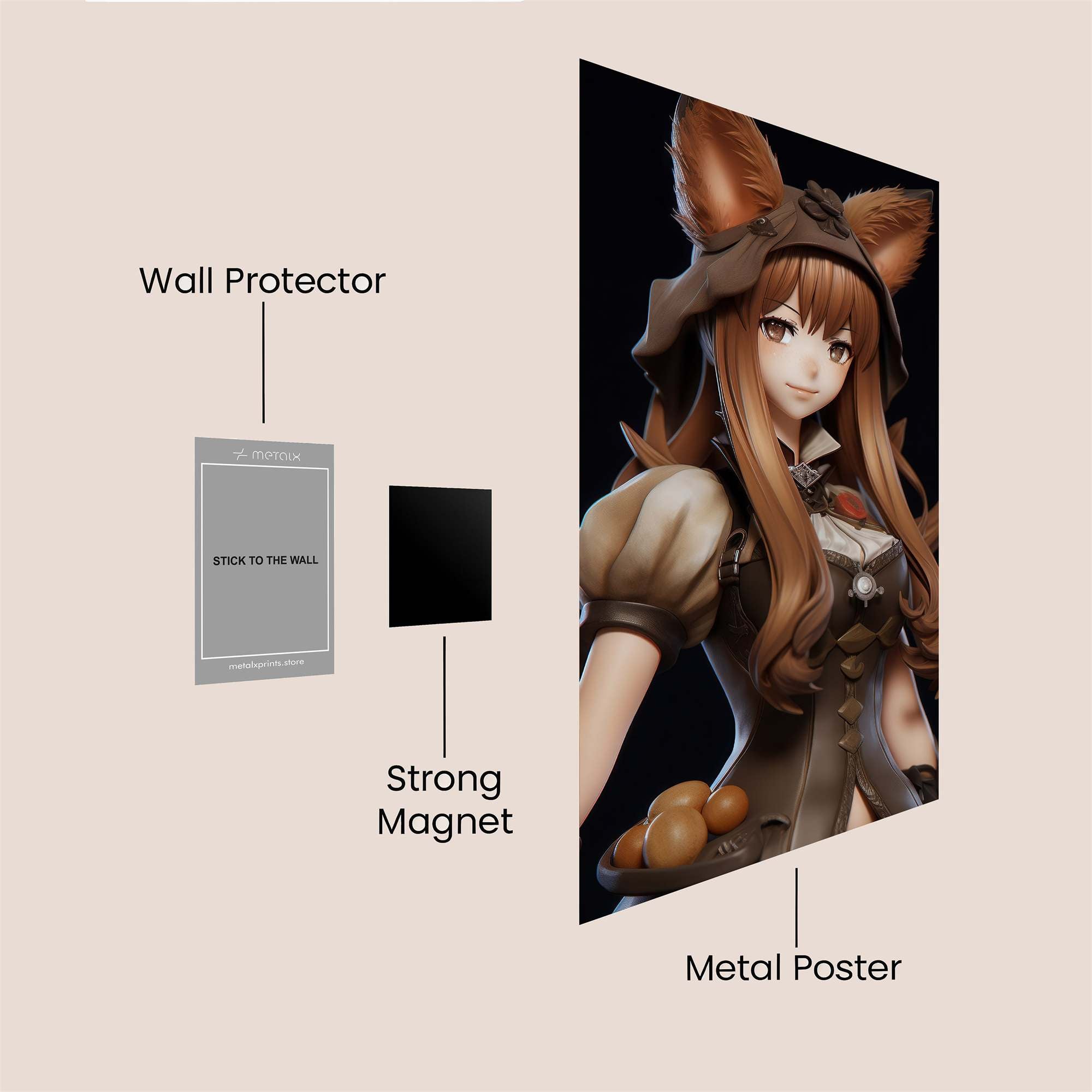 Amber Enchantress Safe Wall Magnetic / M