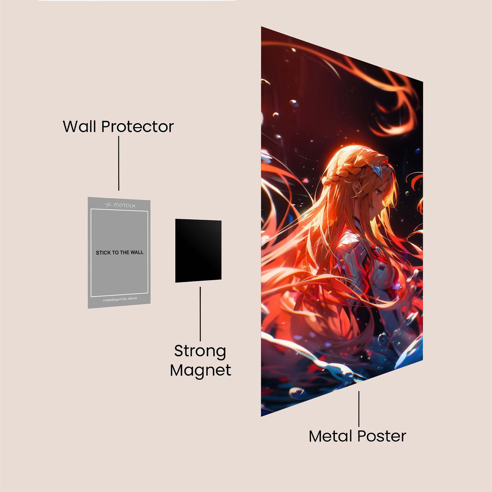 Asuka Serenity Safe Wall Magnetic / M