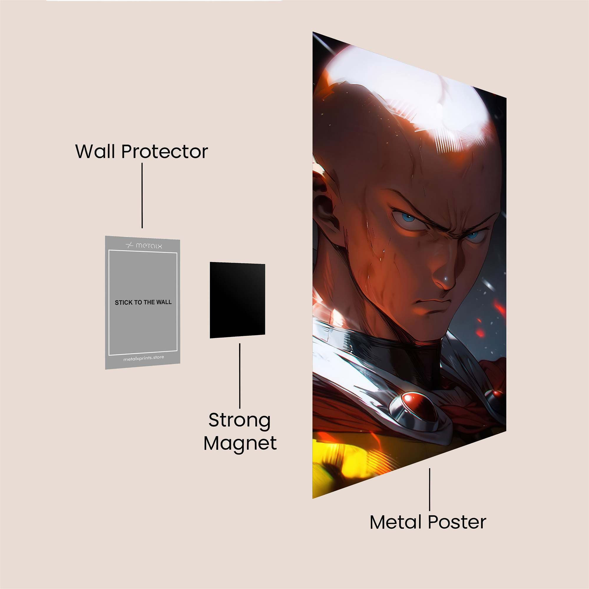 Saitama Serene Safe Wall Magnetic / M