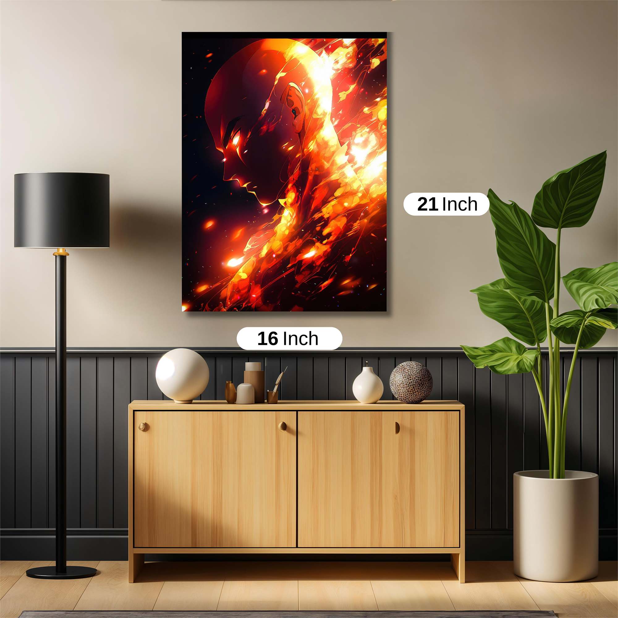 Saitama Inferno Safe Wall Magnetic / M