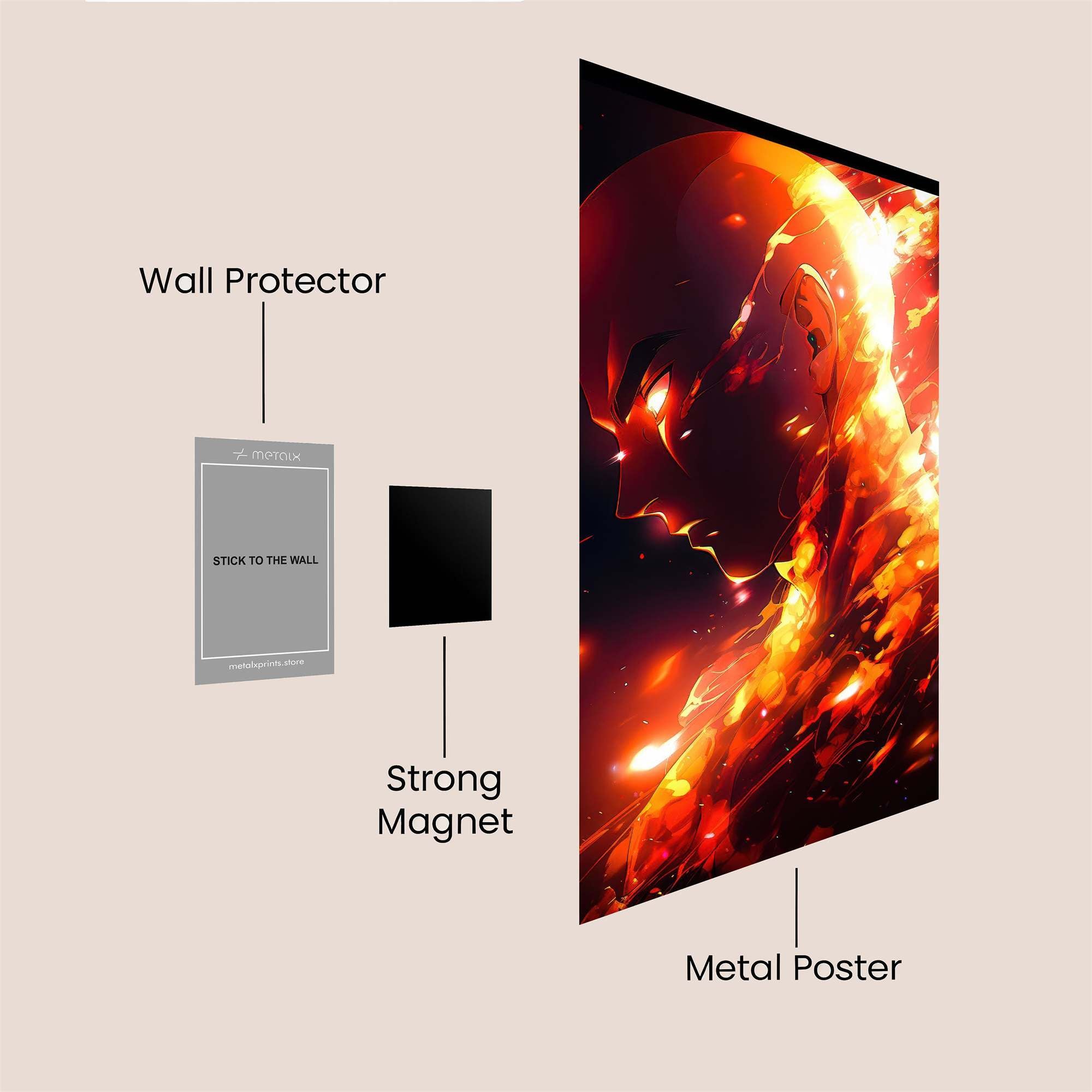 Saitama Inferno Safe Wall Magnetic / M
