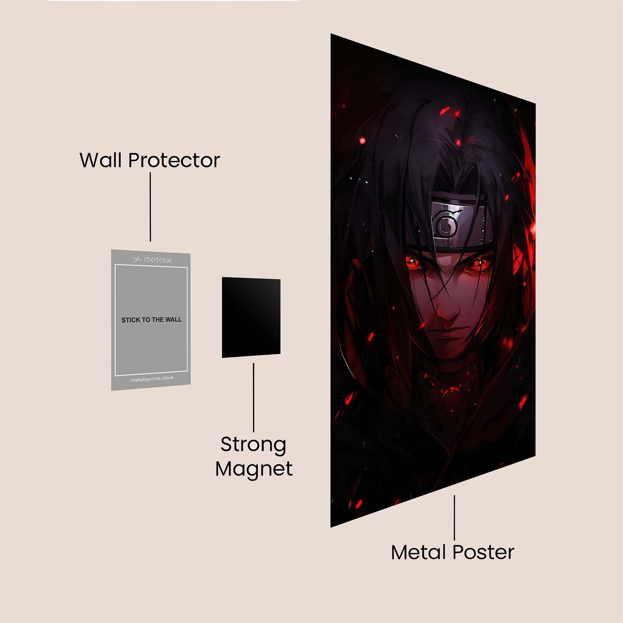 Itachi Inferno Safe Wall Magnetic / M
