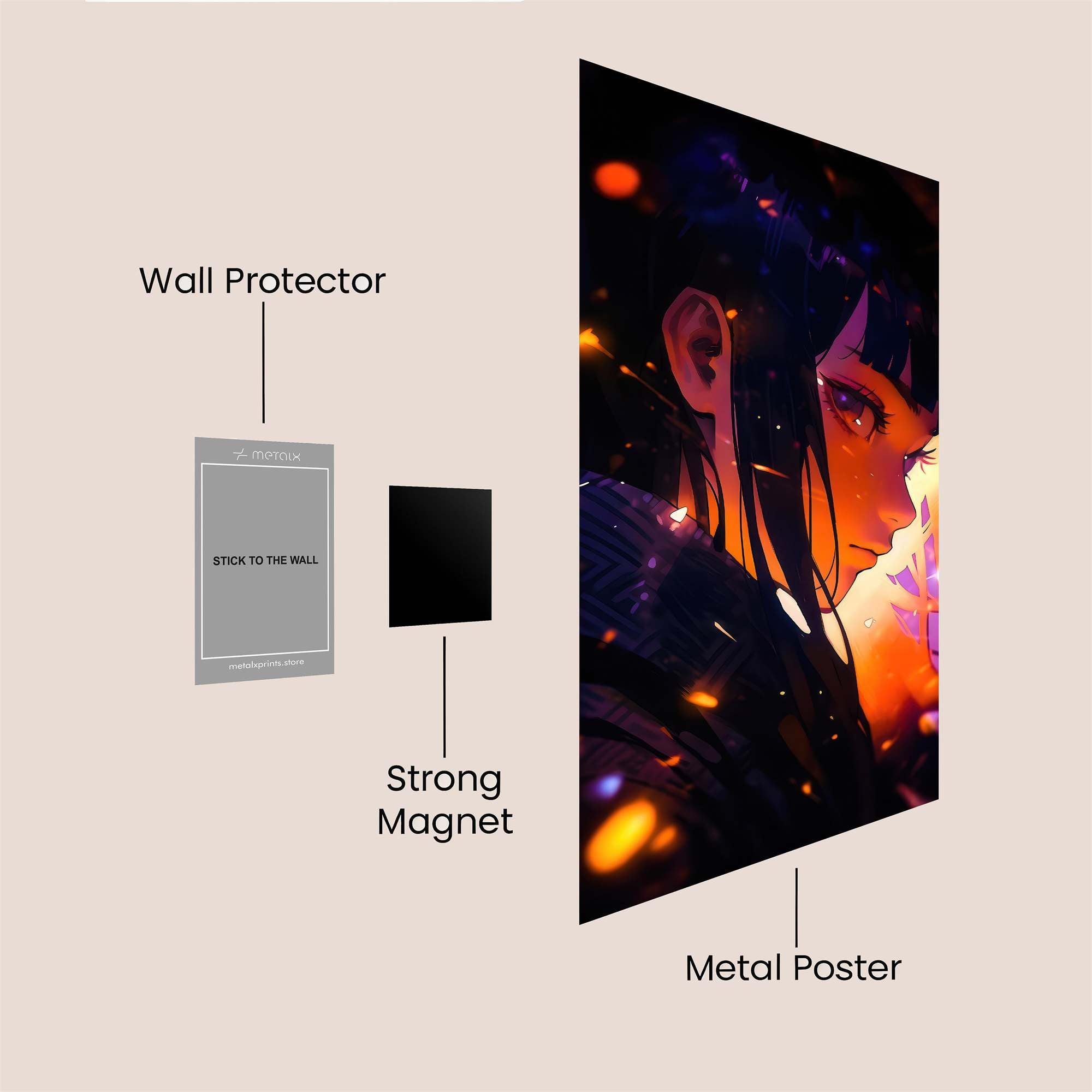 Nagi Enigma Safe Wall Magnetic / M