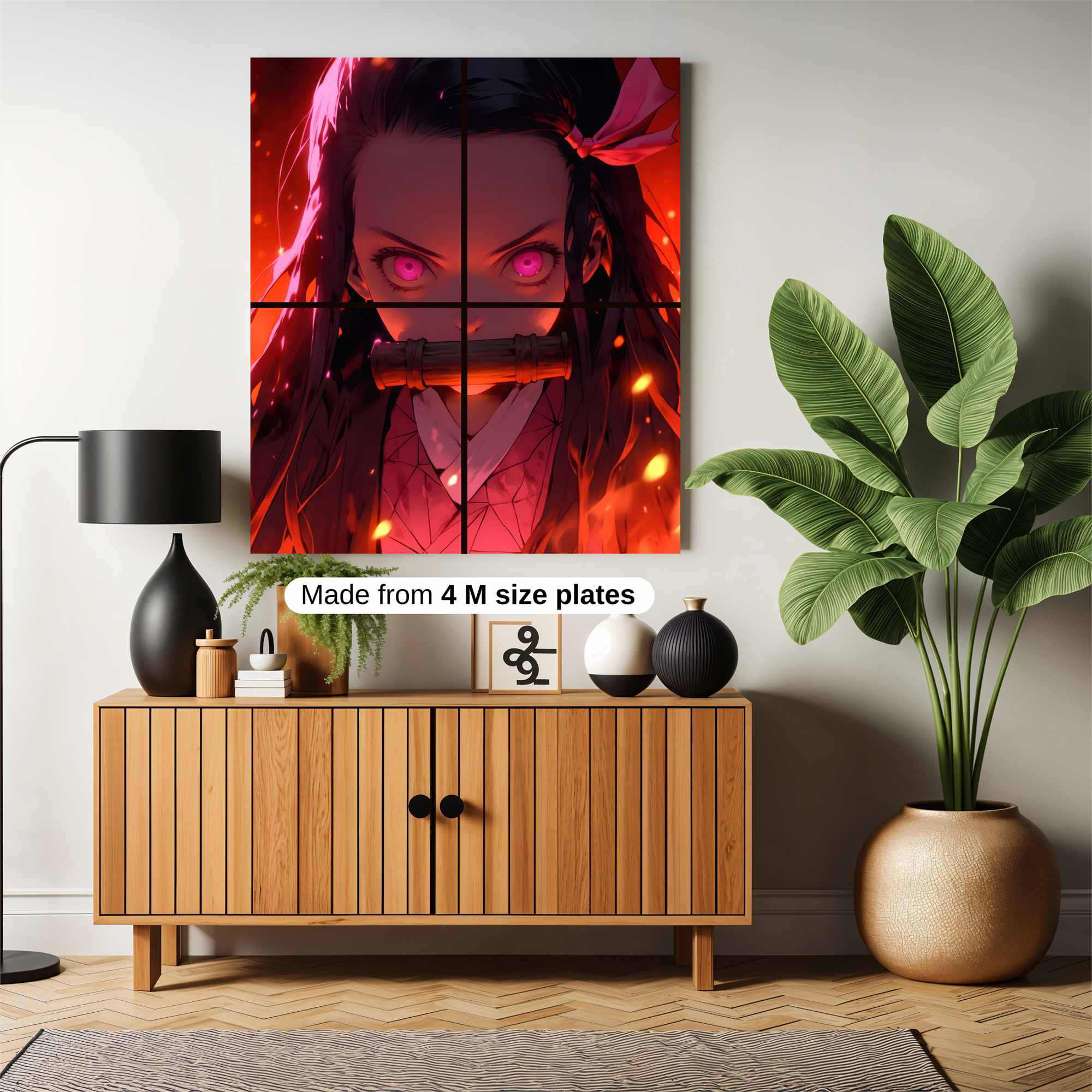 Nezuko Fierce Safe Wall Magnetic / M