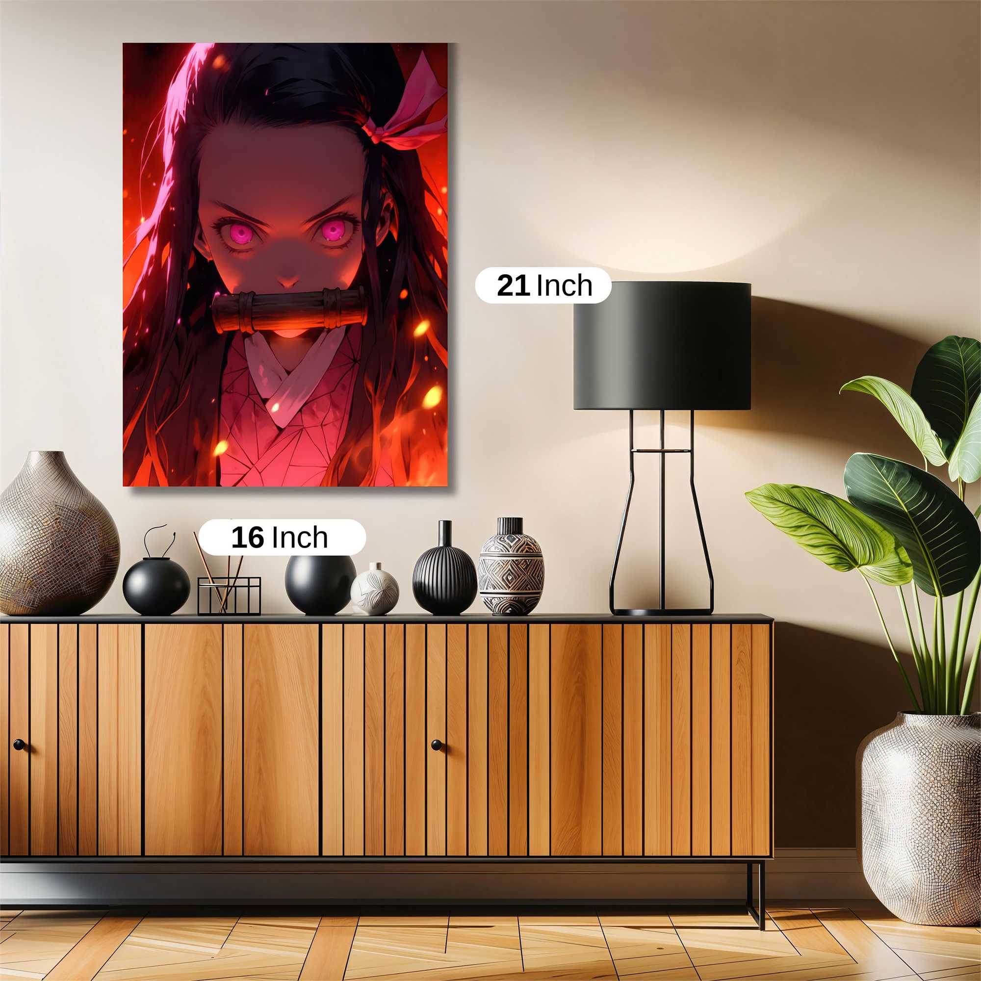 Nezuko Fierce Safe Wall Magnetic / M