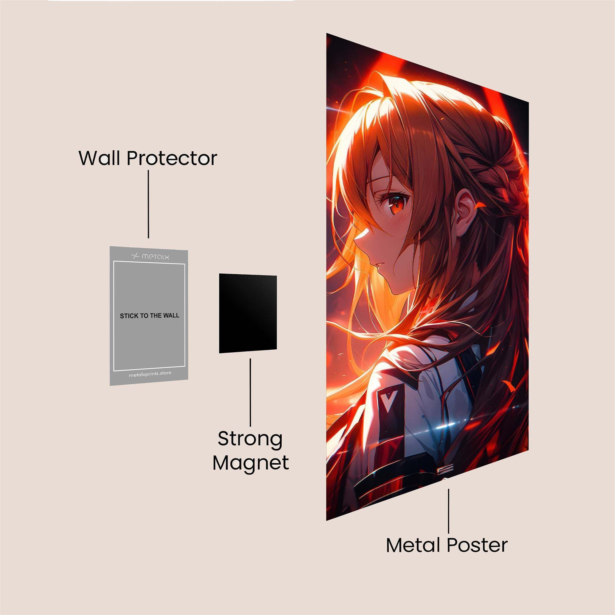 Asuka Fierce Safe Wall Magnetic / M