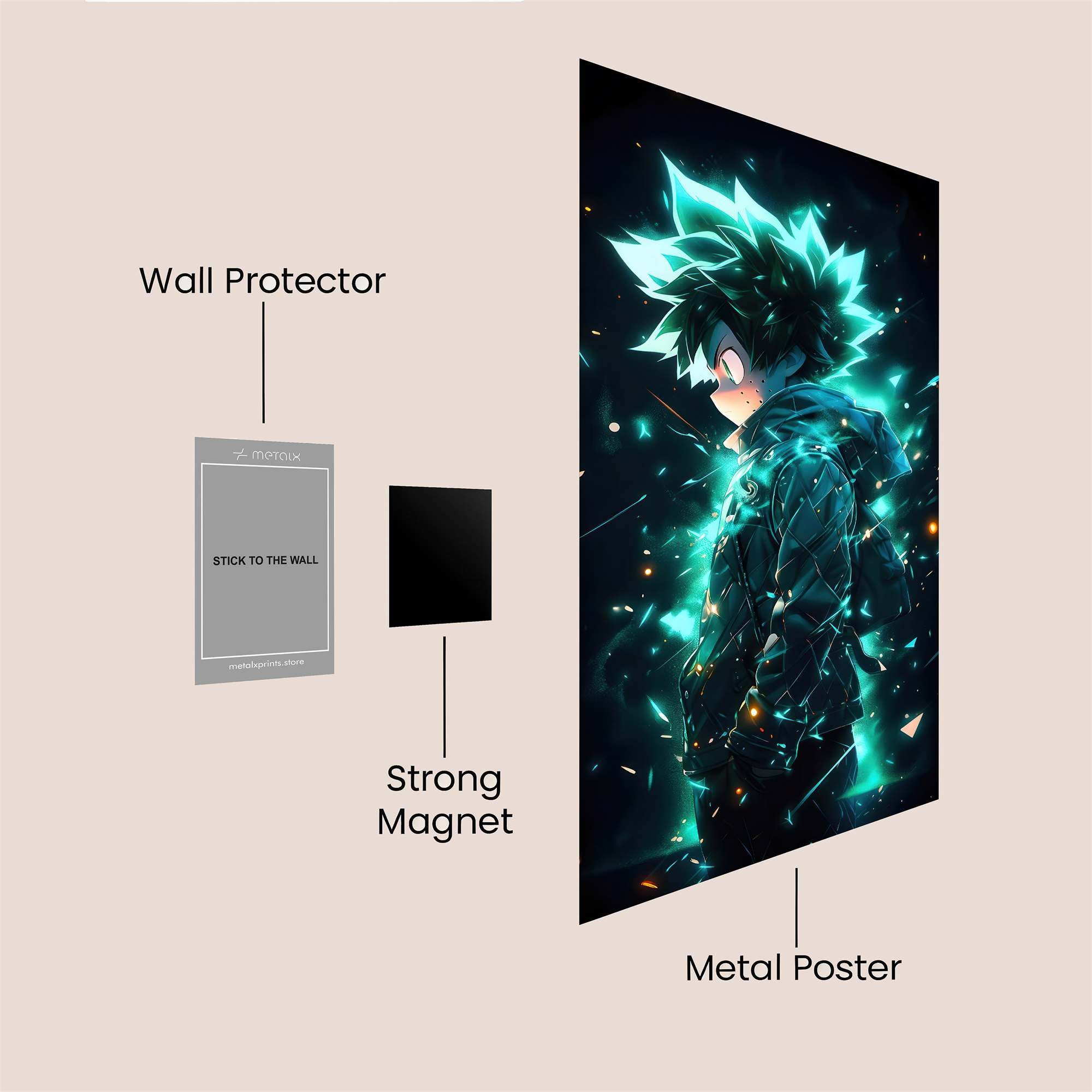 Izuku Radiant Safe Wall Magnetic / M