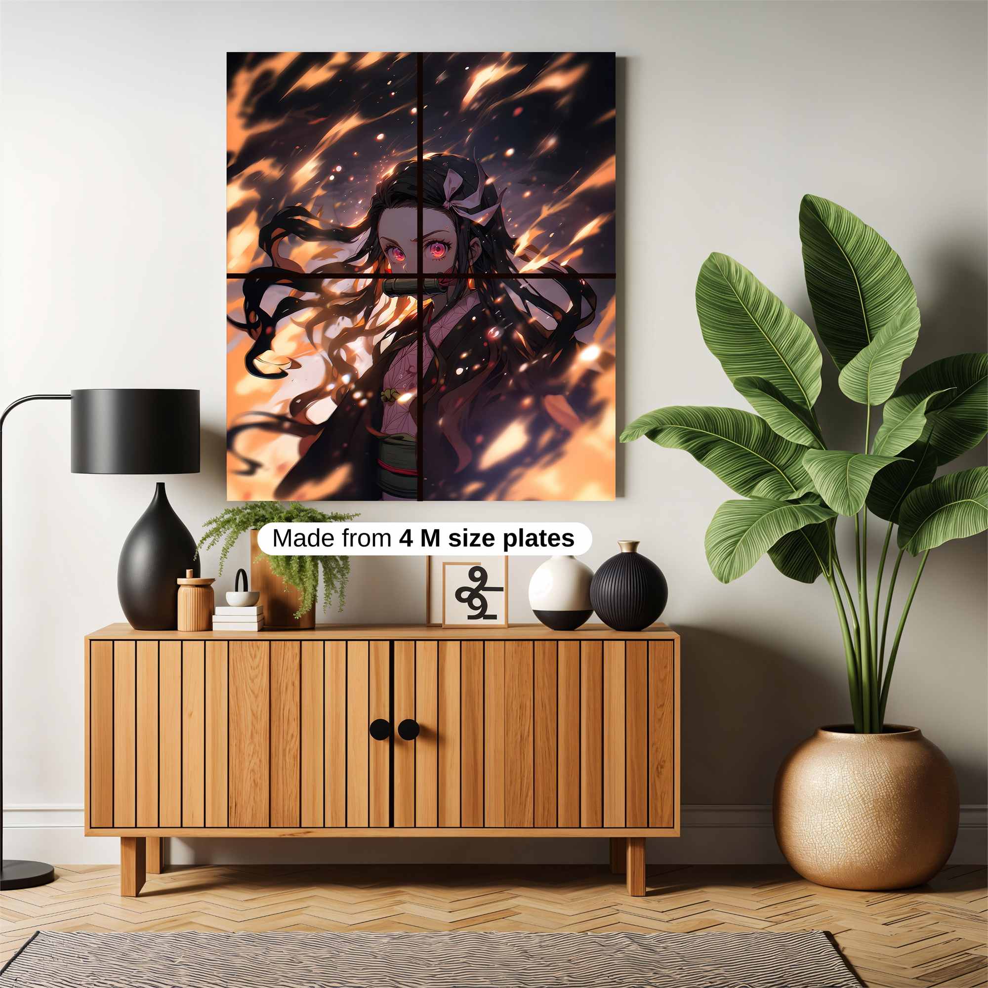 Nezuko Inferno Safe Wall Magnetic / M