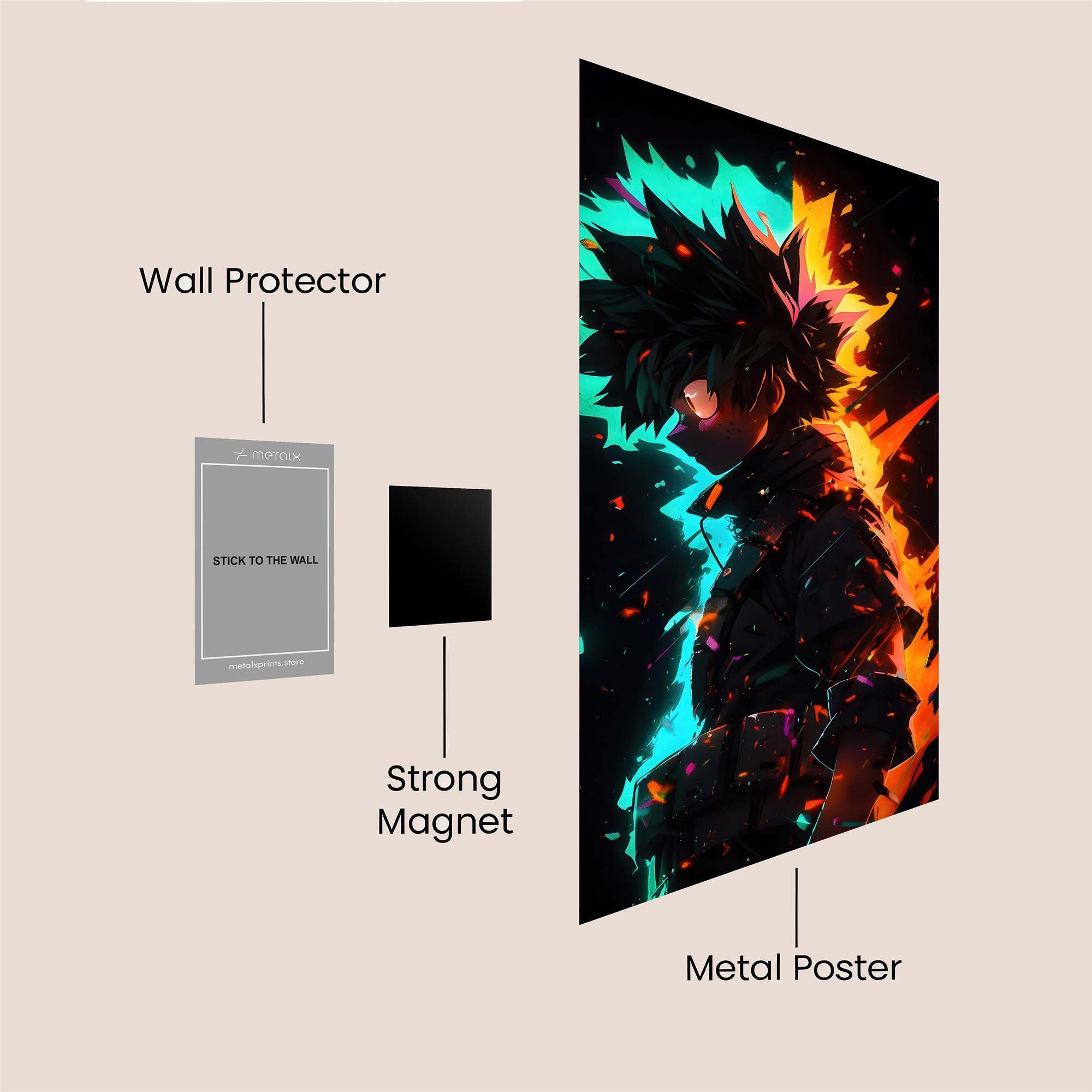 Deku Duality Safe Wall Magnetic / M