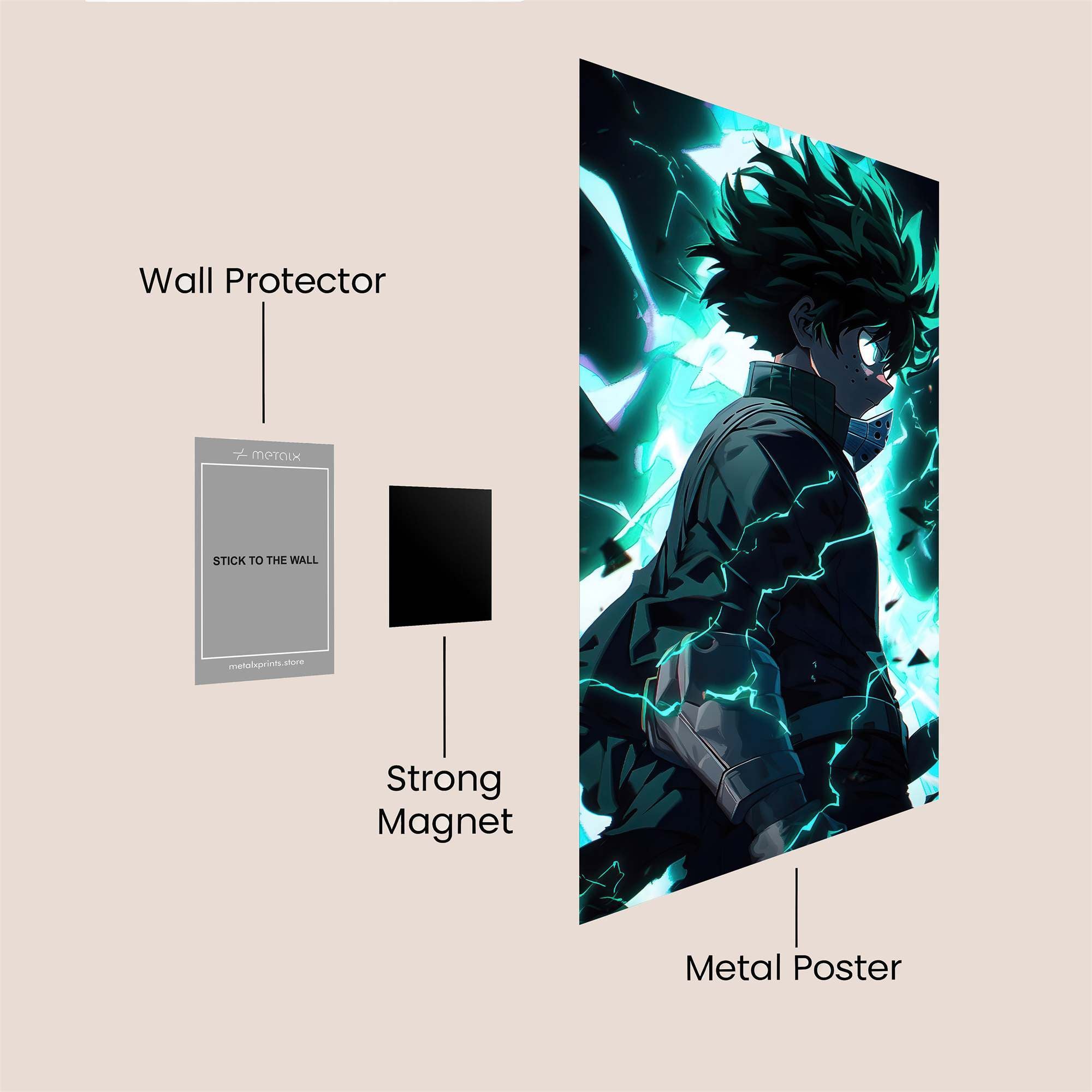 Izuku Radiant Safe Wall Magnetic / M