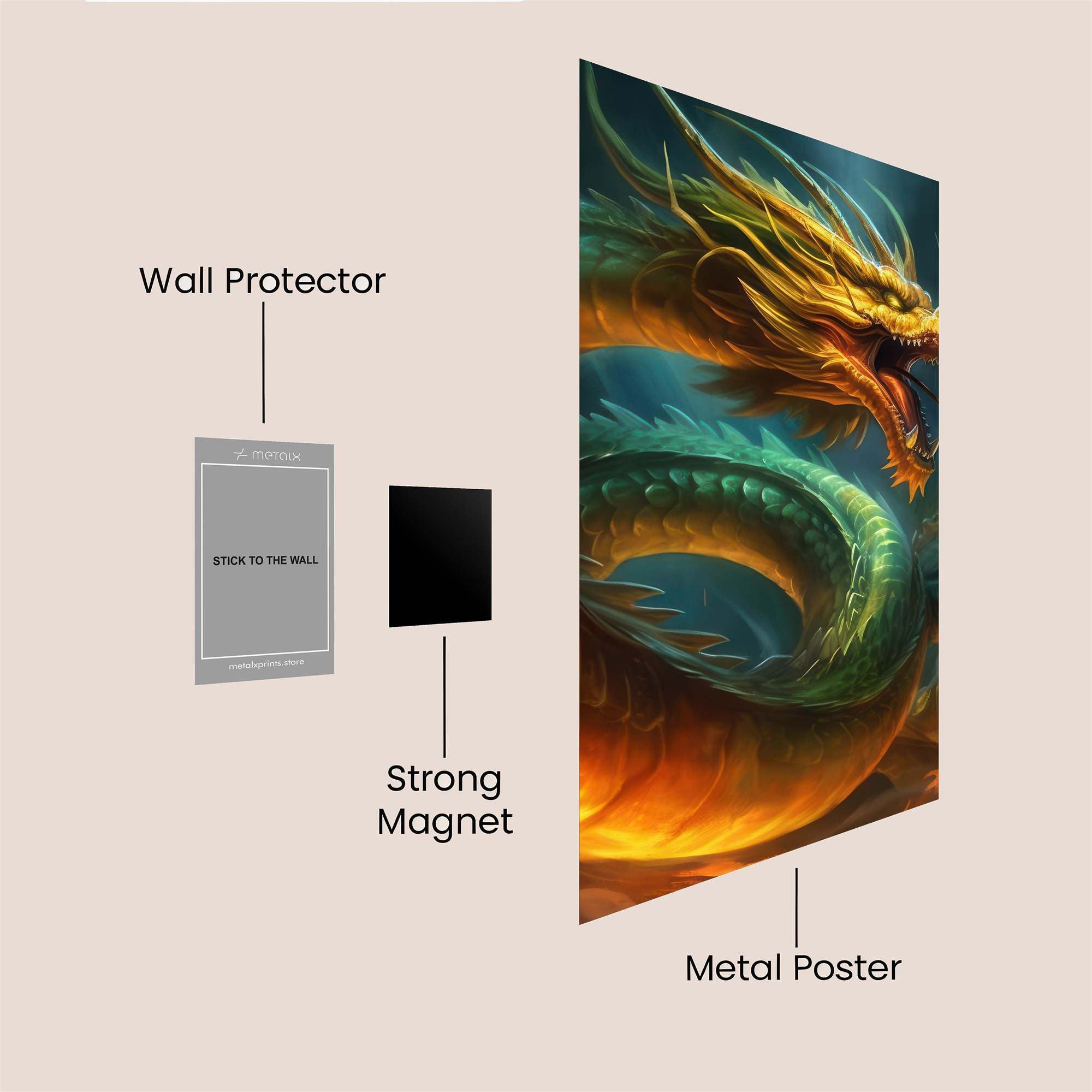 Megumi Mystique Safe Wall Magnetic / M