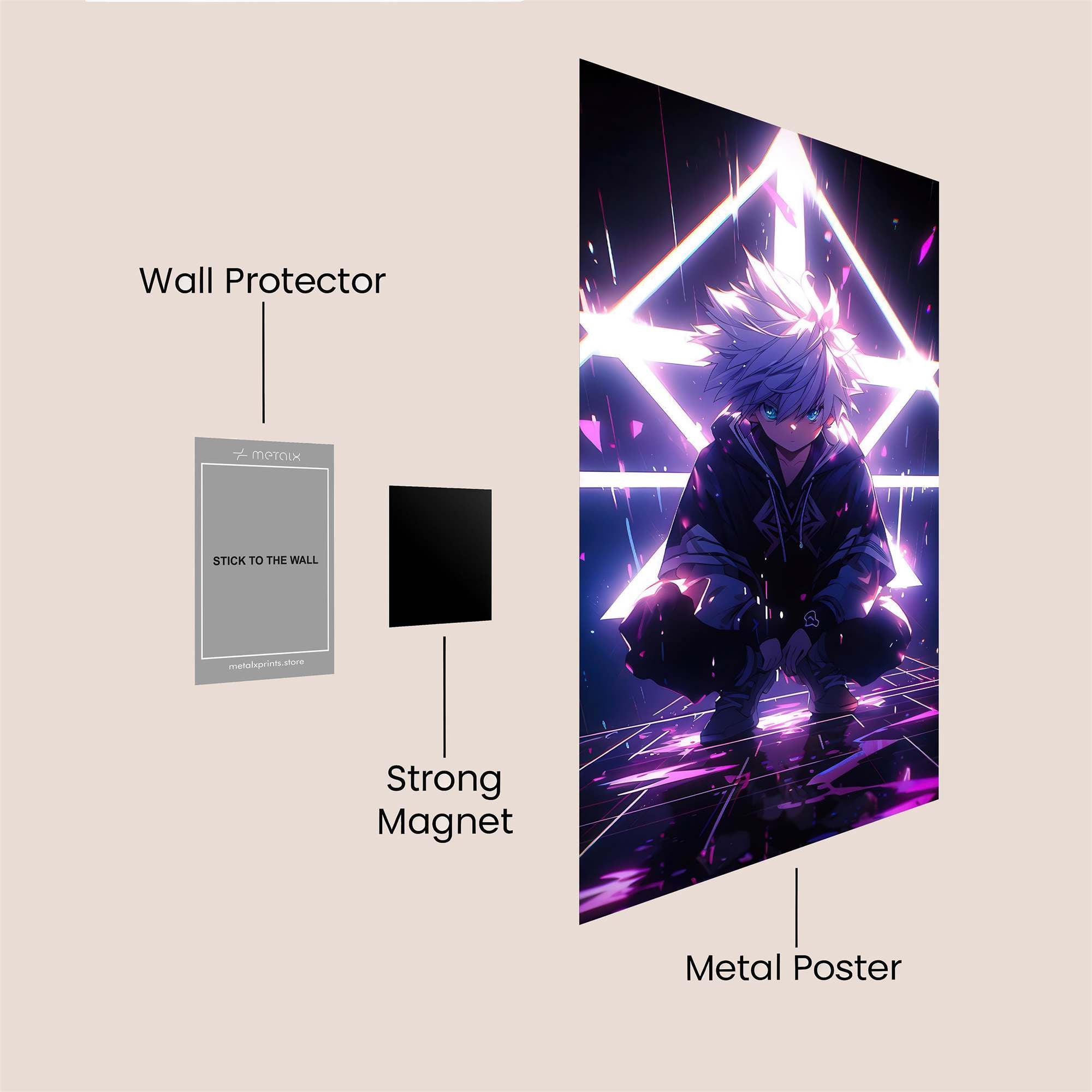Killua Enigmatic Safe Wall Magnetic / M