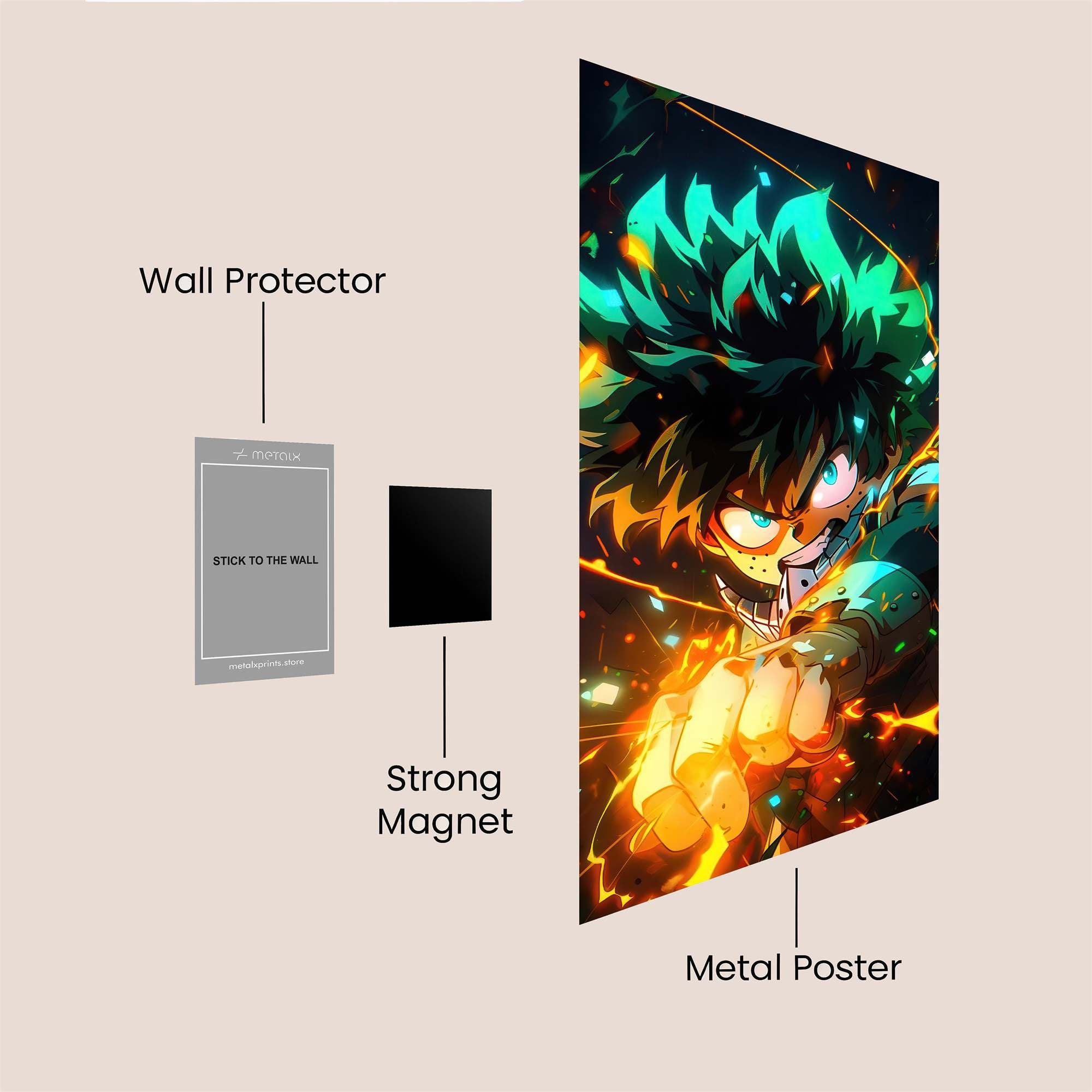 Izuku Radiant Safe Wall Magnetic / M