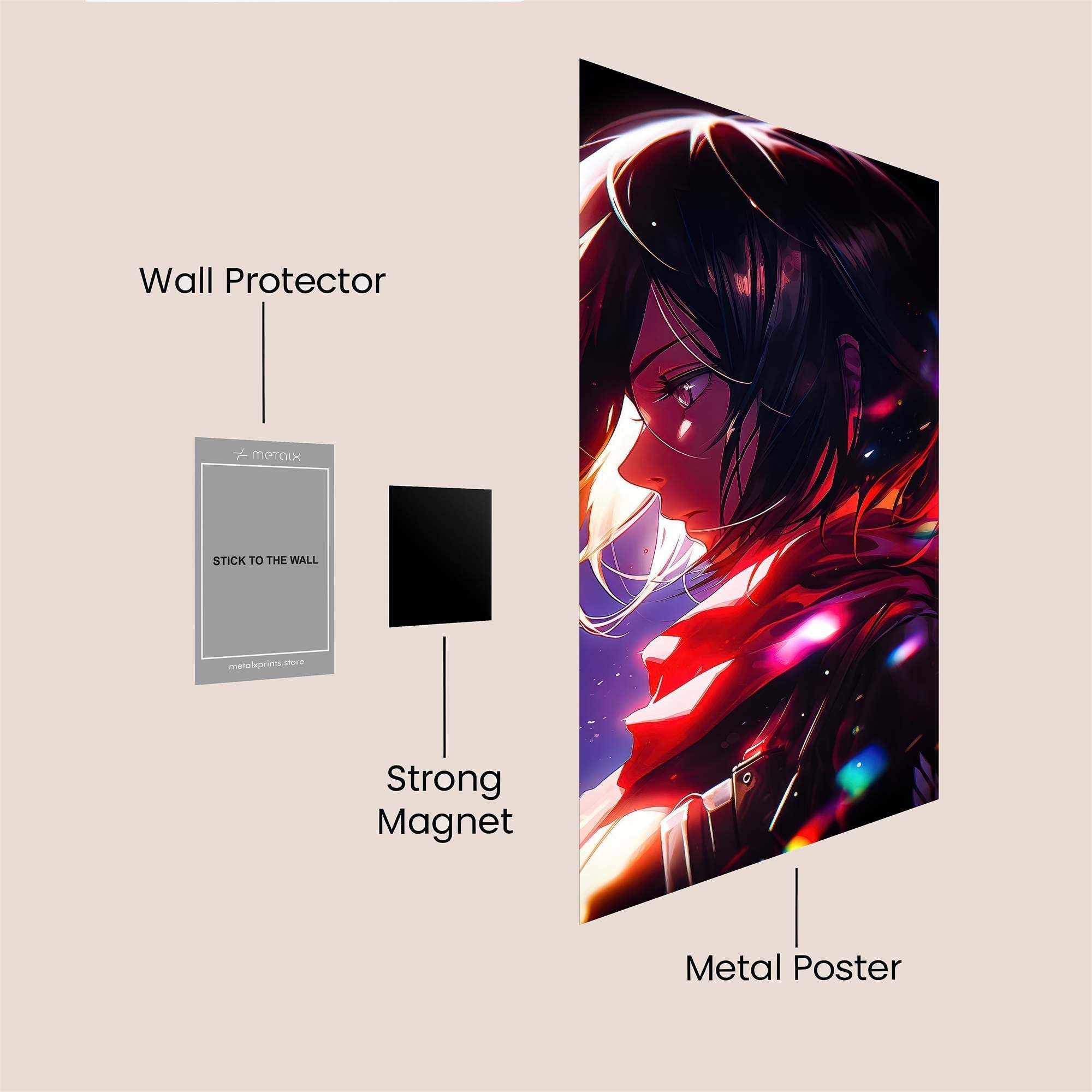 Mikasa Radiant Safe Wall Magnetic / M