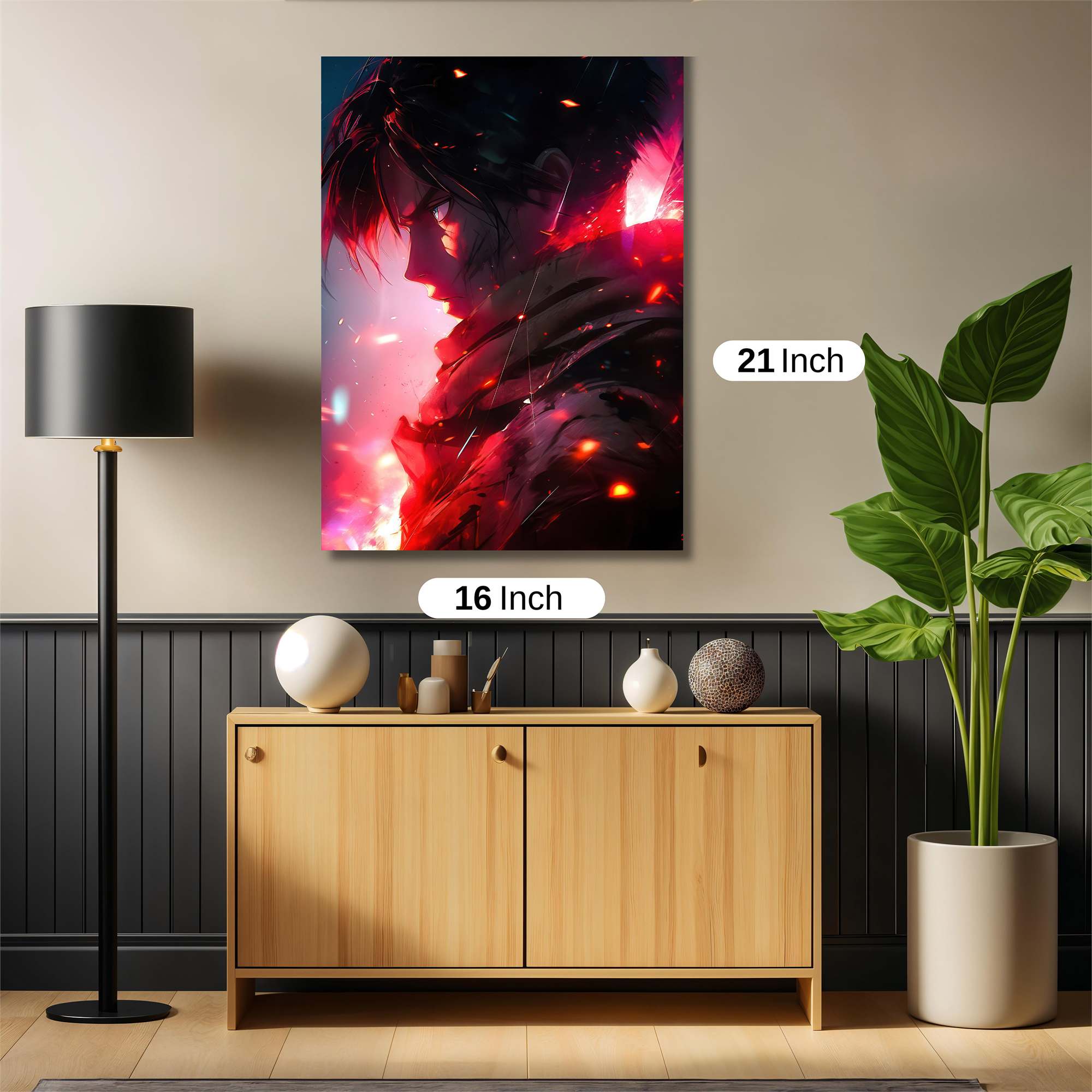 Eren Fiery Safe Wall Magnetic / M