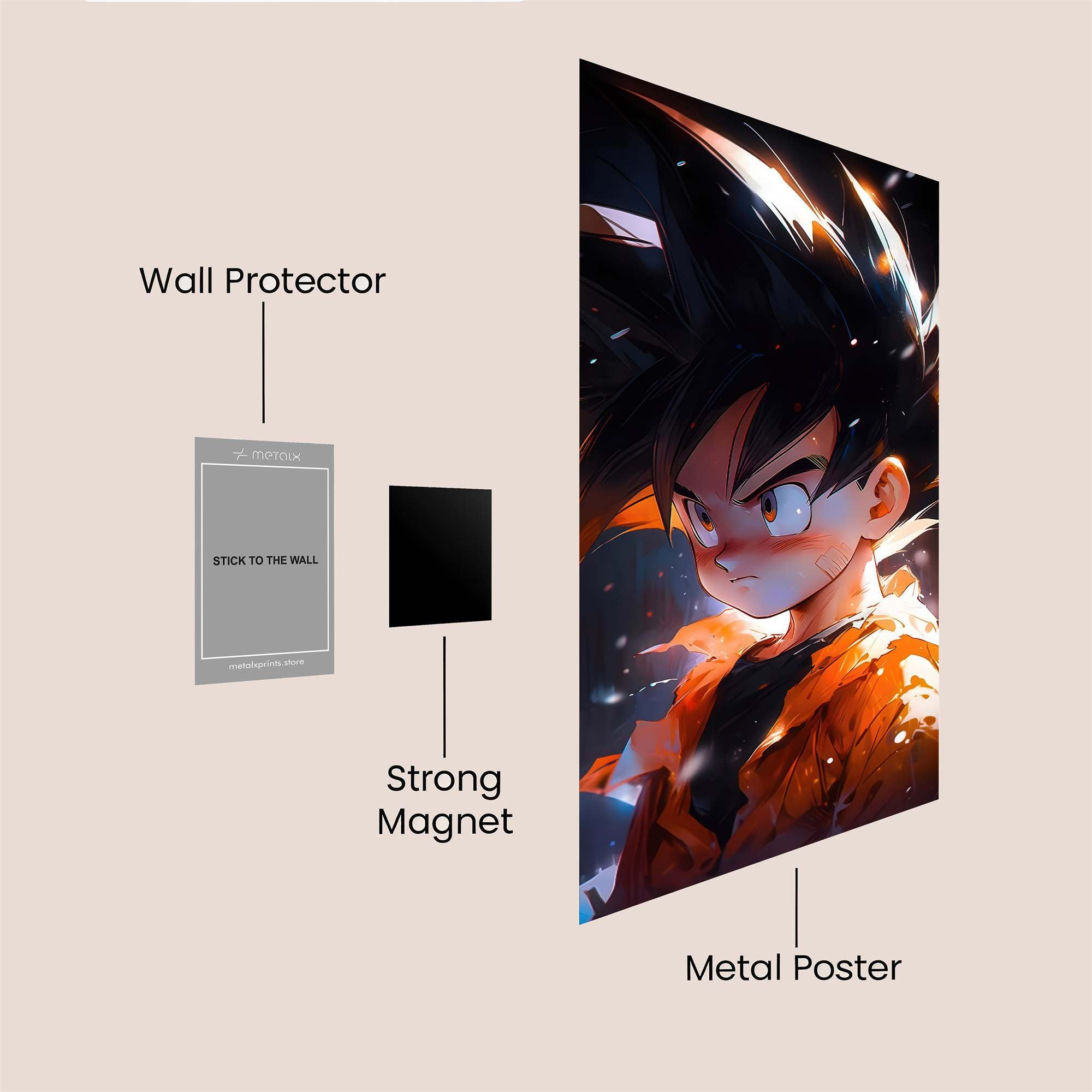 Goku Radiant Safe Wall Magnetic / M