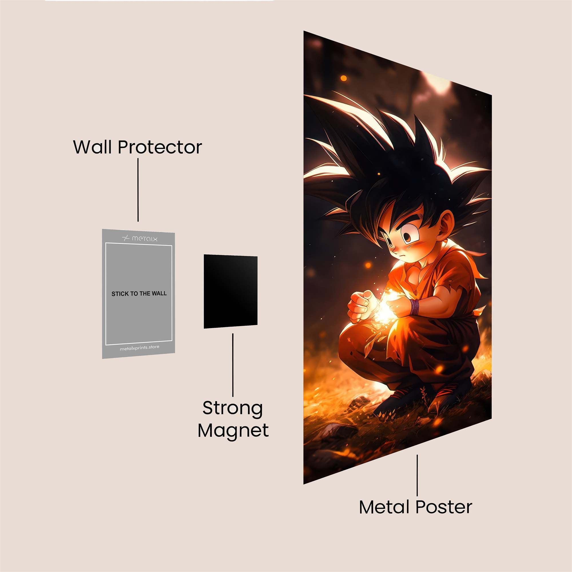 Goku Radiant Safe Wall Magnetic / M