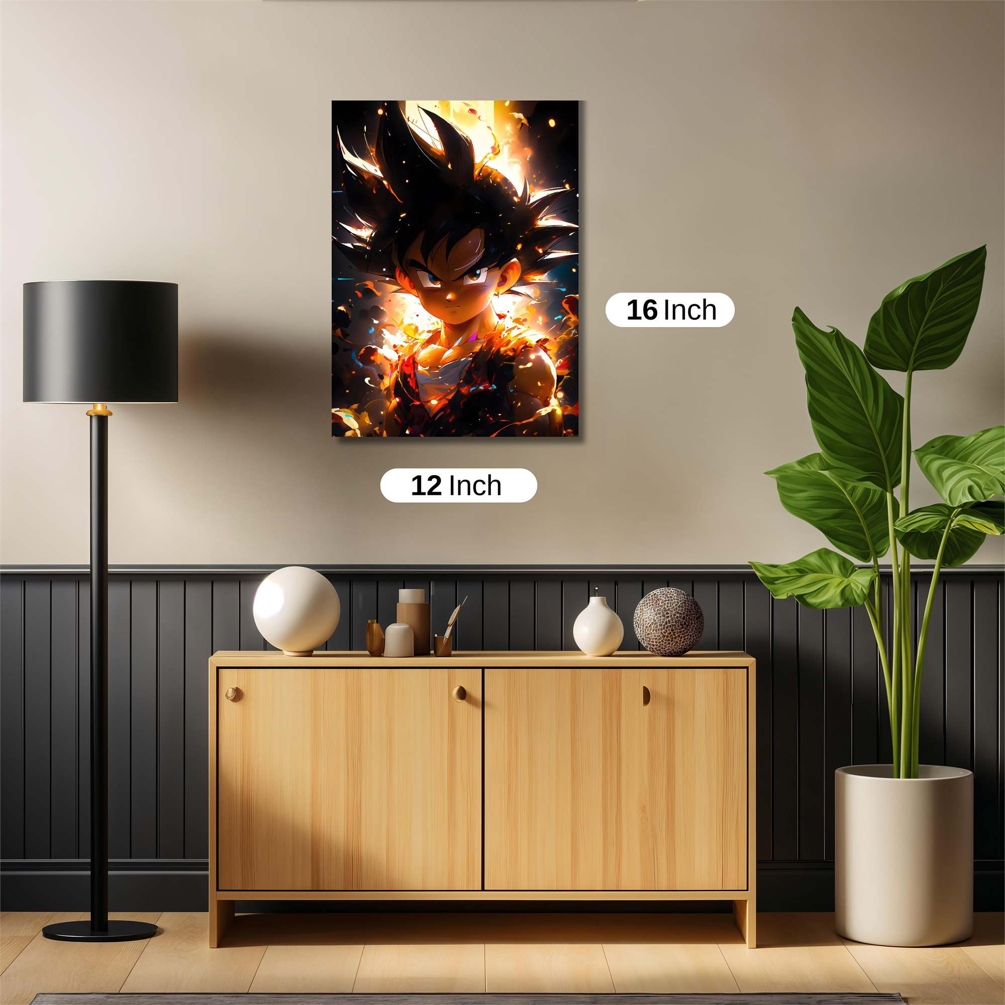 Goku Inferno Safe Wall Magnetic / M