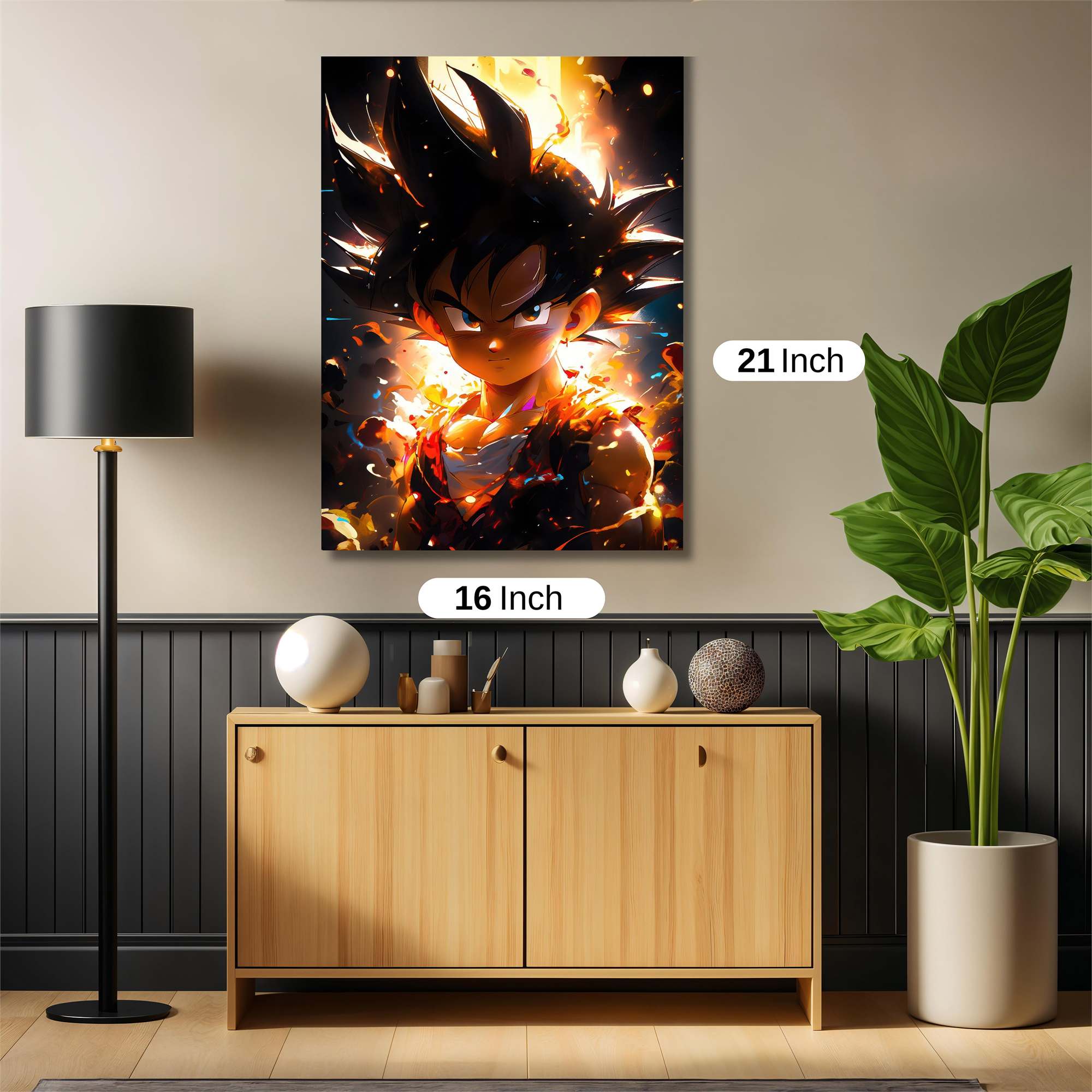 Goku Inferno Safe Wall Magnetic / M