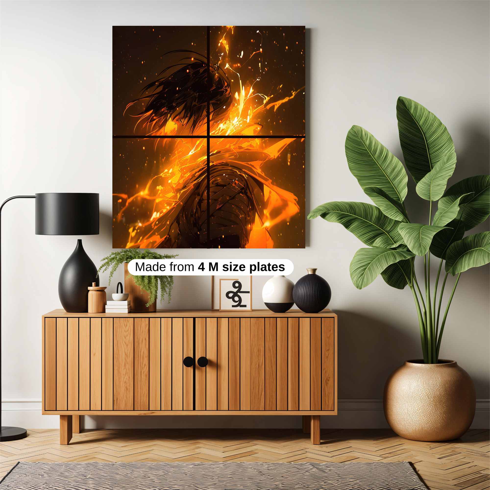Flame Fury Safe Wall Magnetic / M