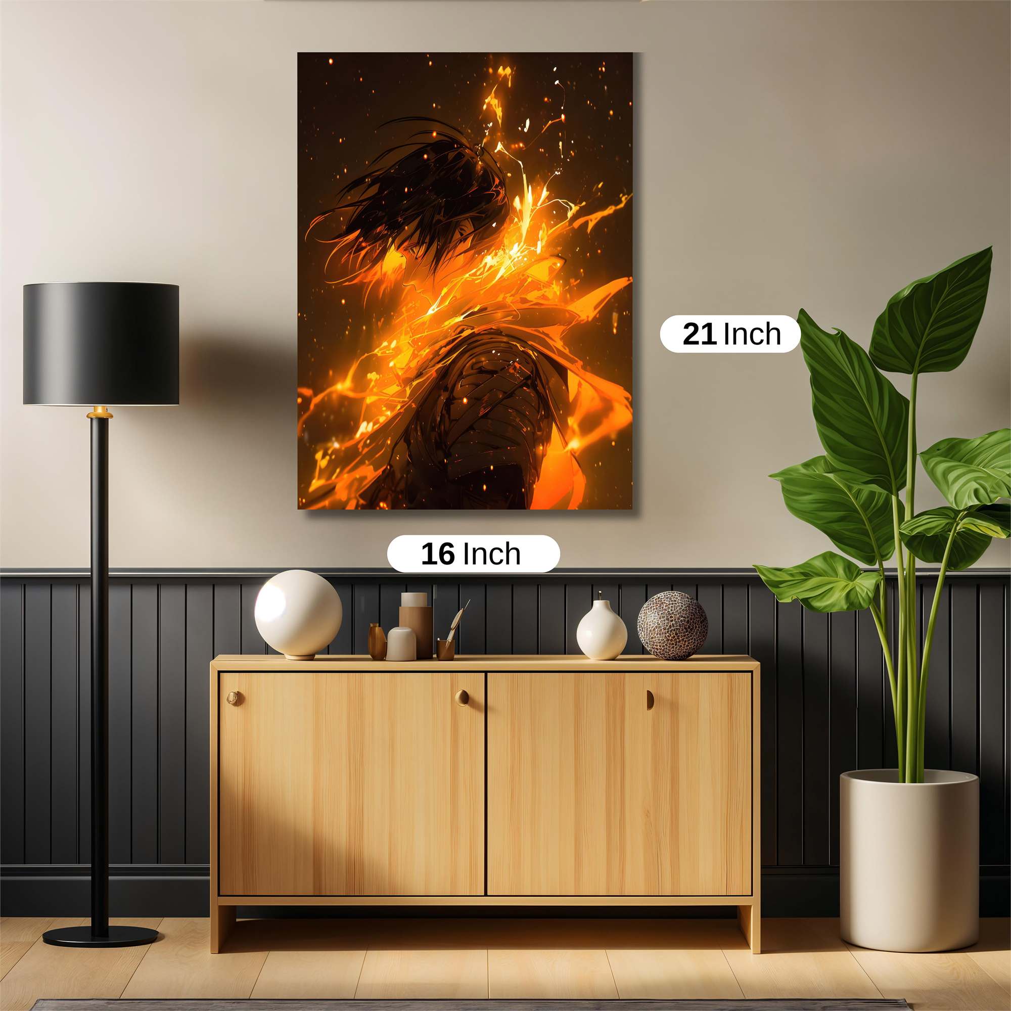 Flame Fury Safe Wall Magnetic / M