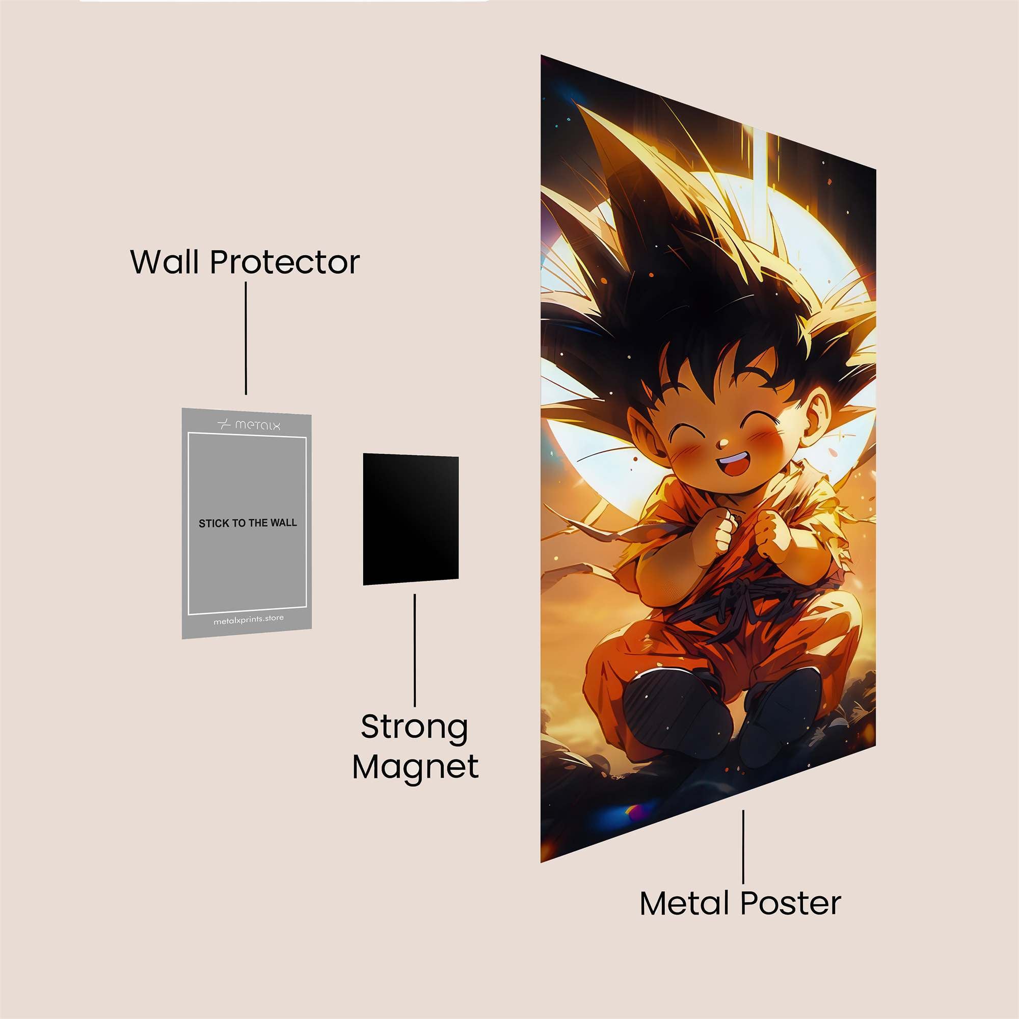Goku Radiant Safe Wall Magnetic / M