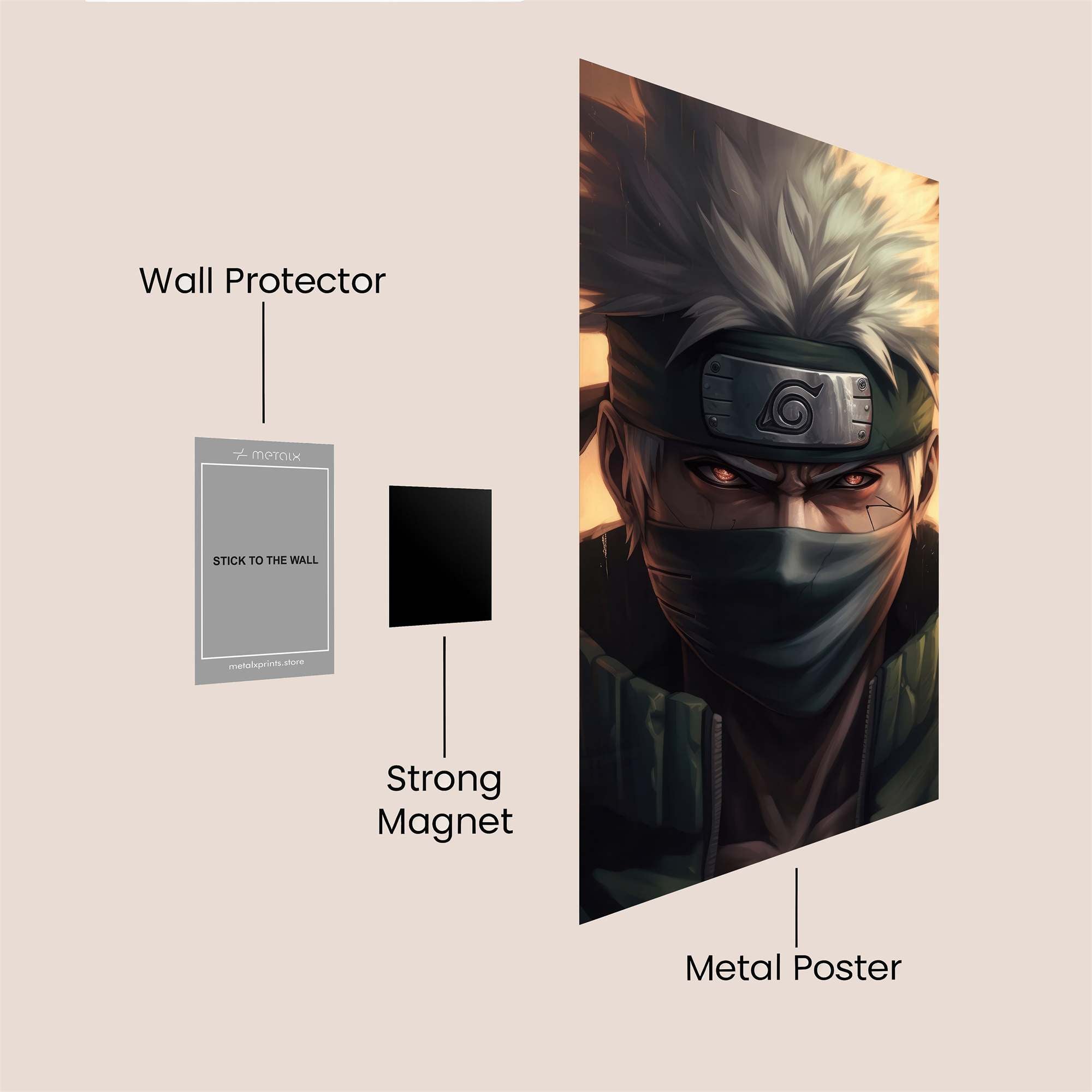 Kakashi Enigmatic Safe Wall Magnetic / M