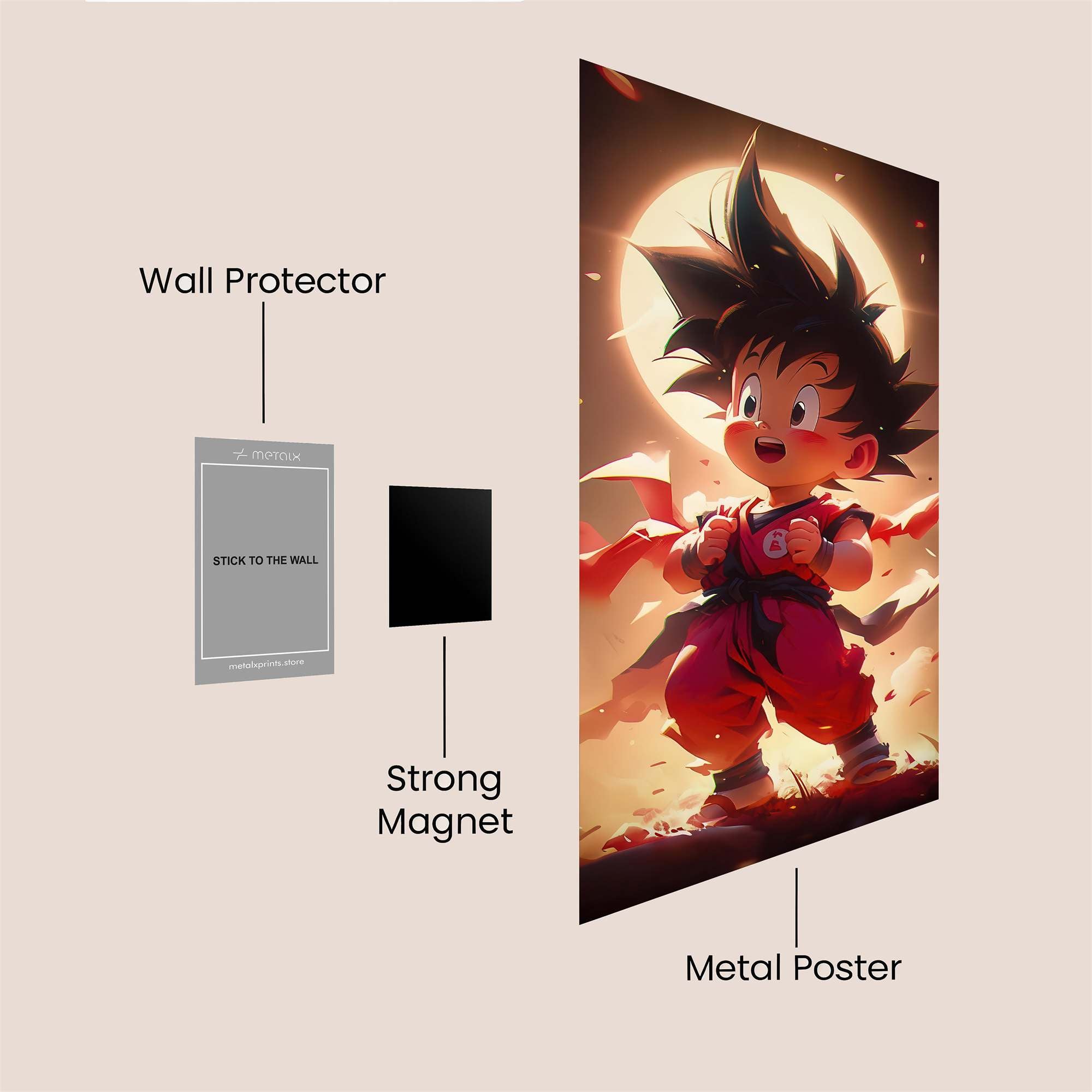 Goku Radiant Safe Wall Magnetic / M