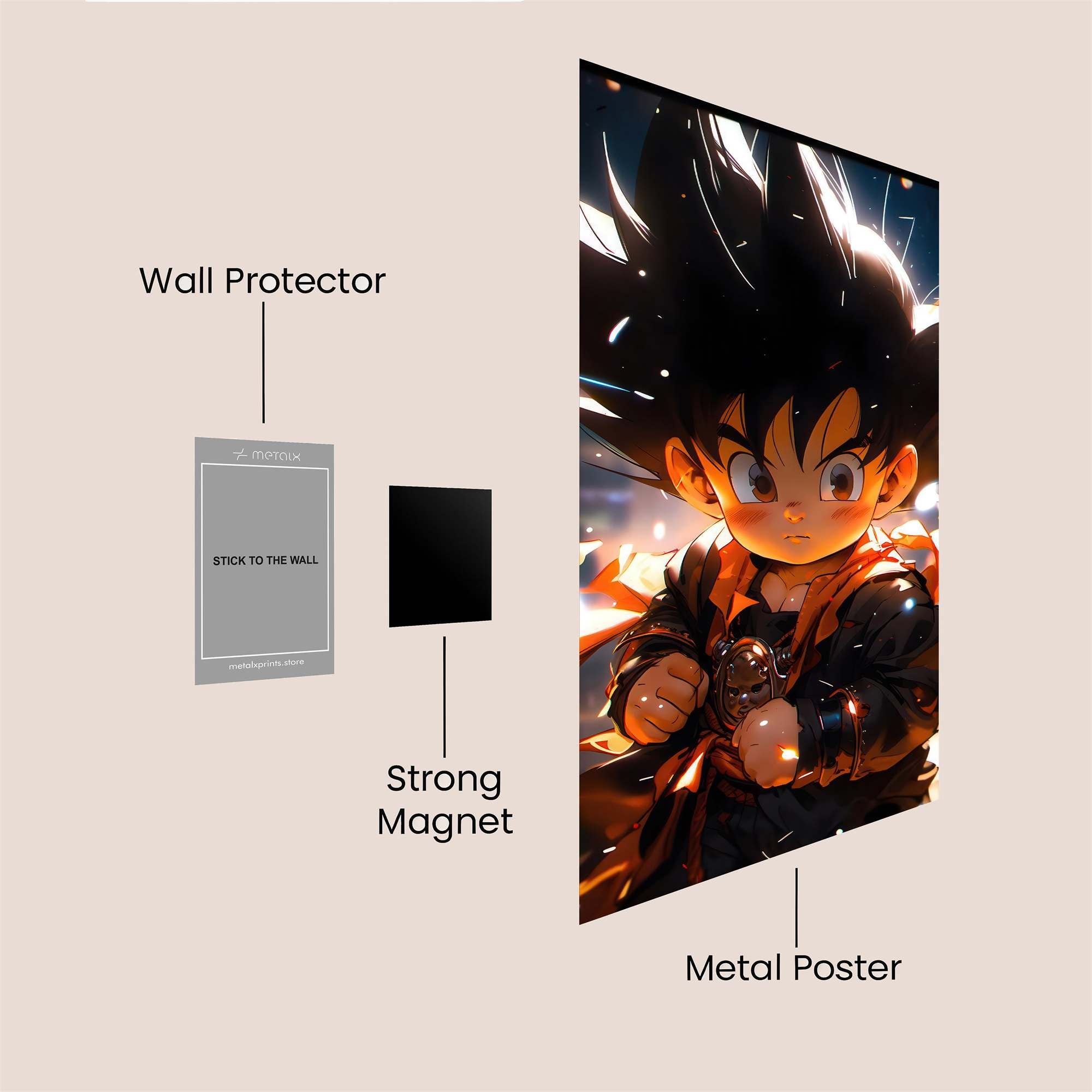 Goku Radiant Safe Wall Magnetic / M
