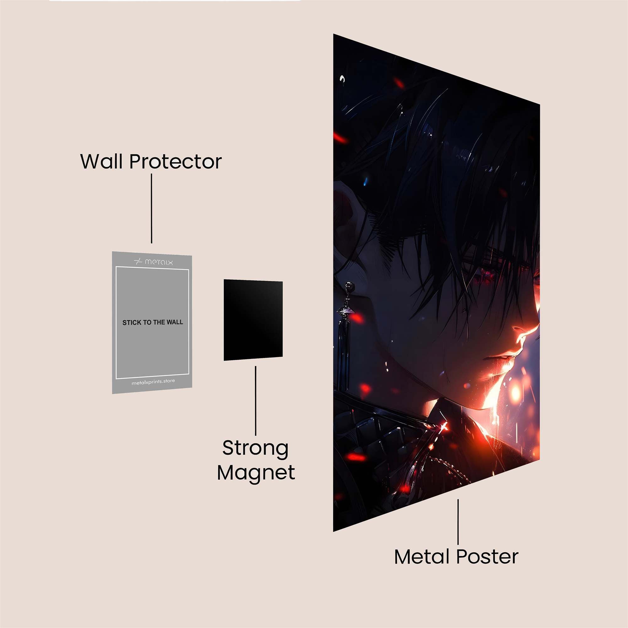 Levi Resolute Safe Wall Magnetic / M