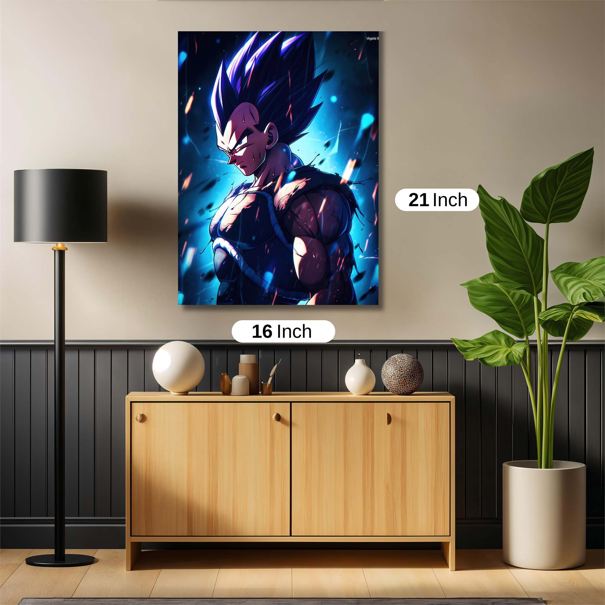 Vegeta Valiant Safe Wall Magnetic / M