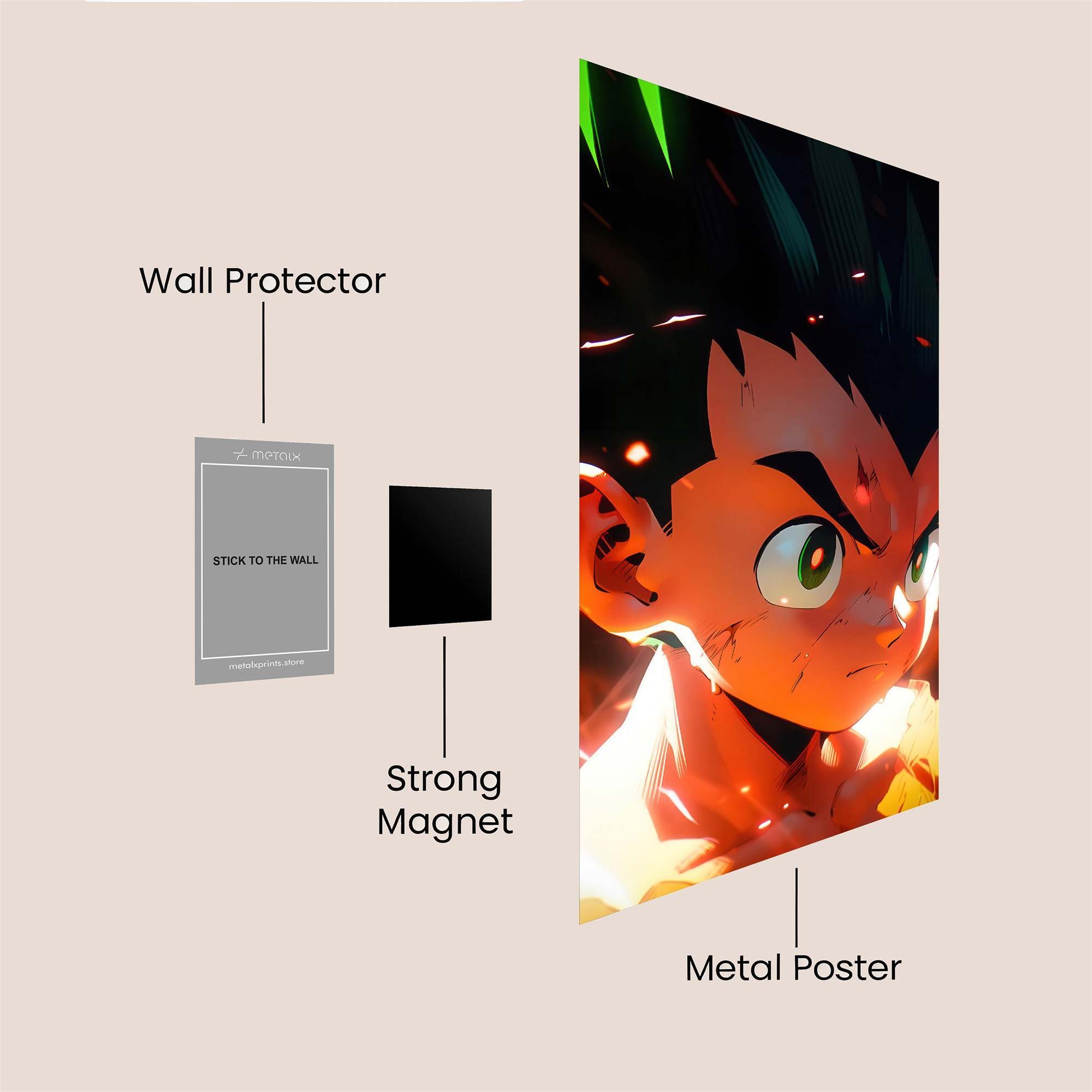 Goku Intensity Safe Wall Magnetic / M