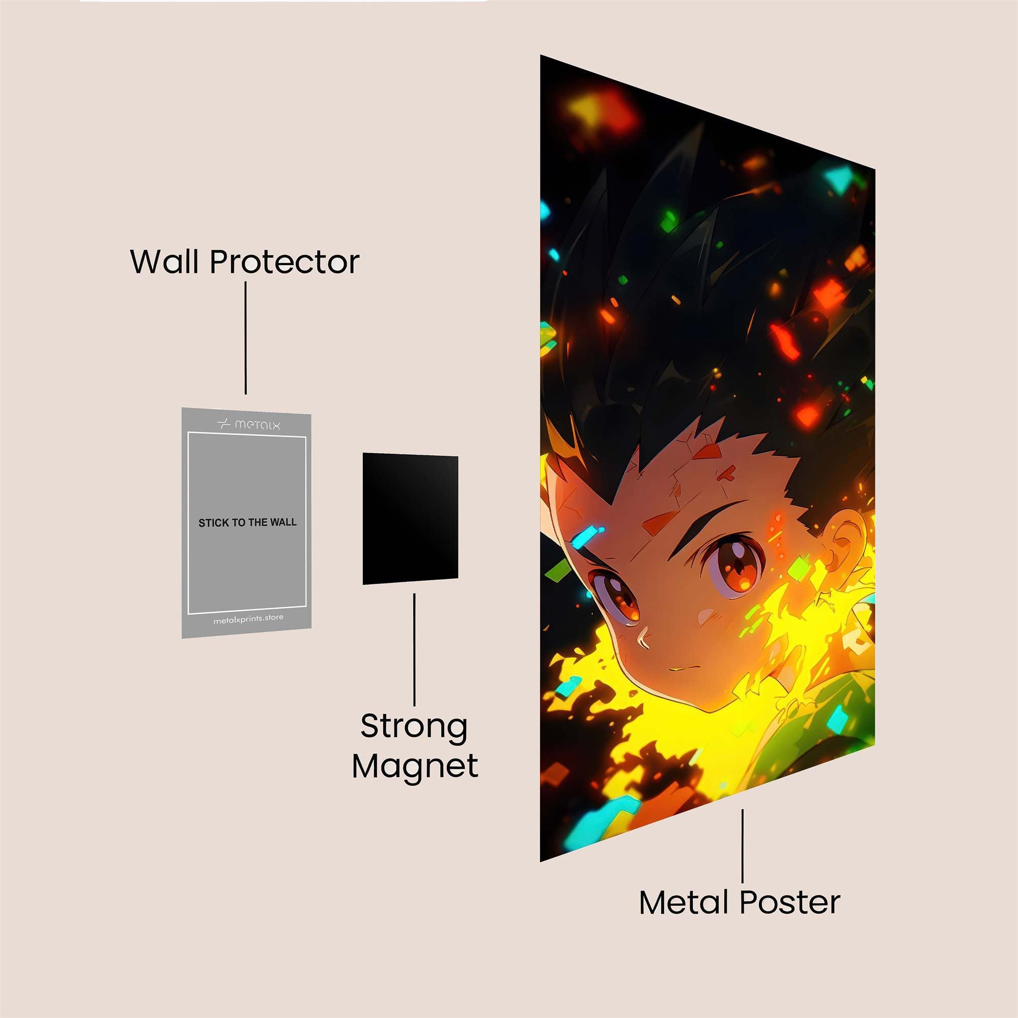 Gon Energetic Safe Wall Magnetic / M