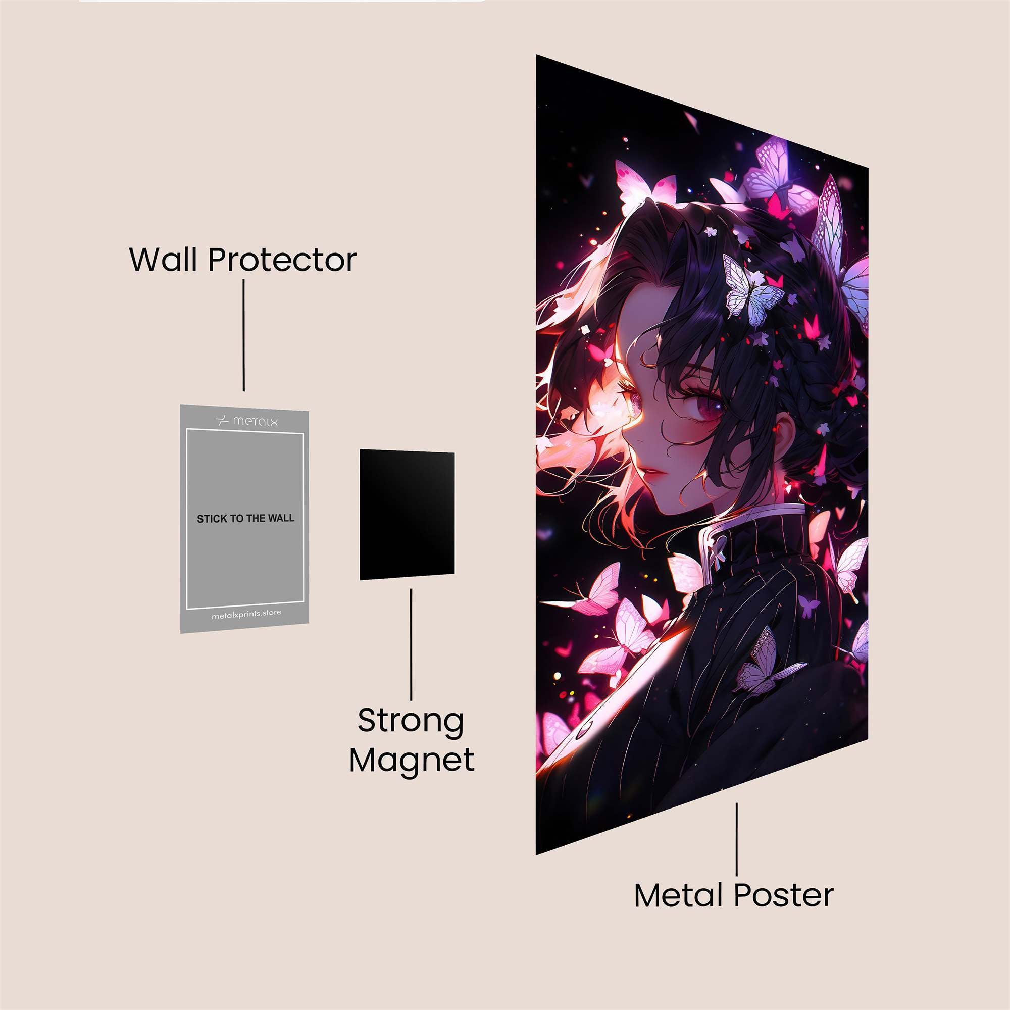 Shinobu Enigmatic Safe Wall Magnetic / M