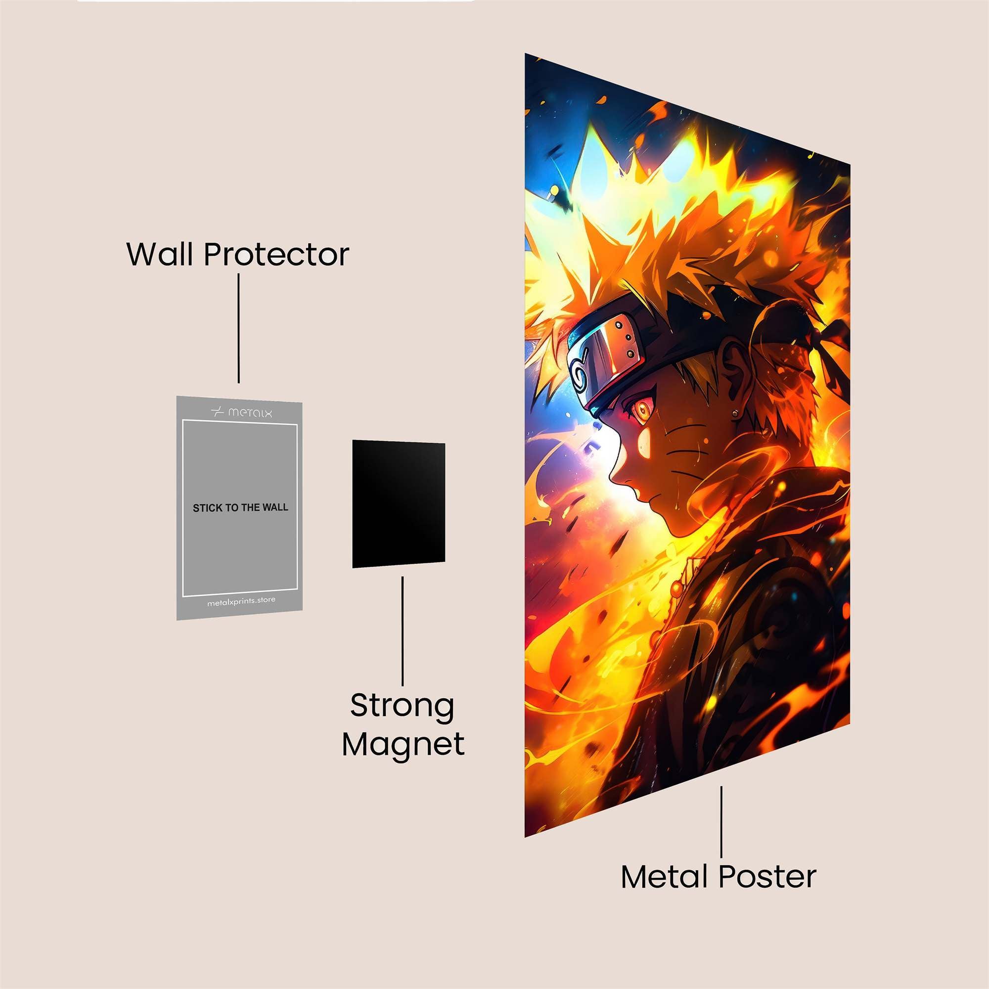 Naruto Blaze Safe Wall Magnetic / M