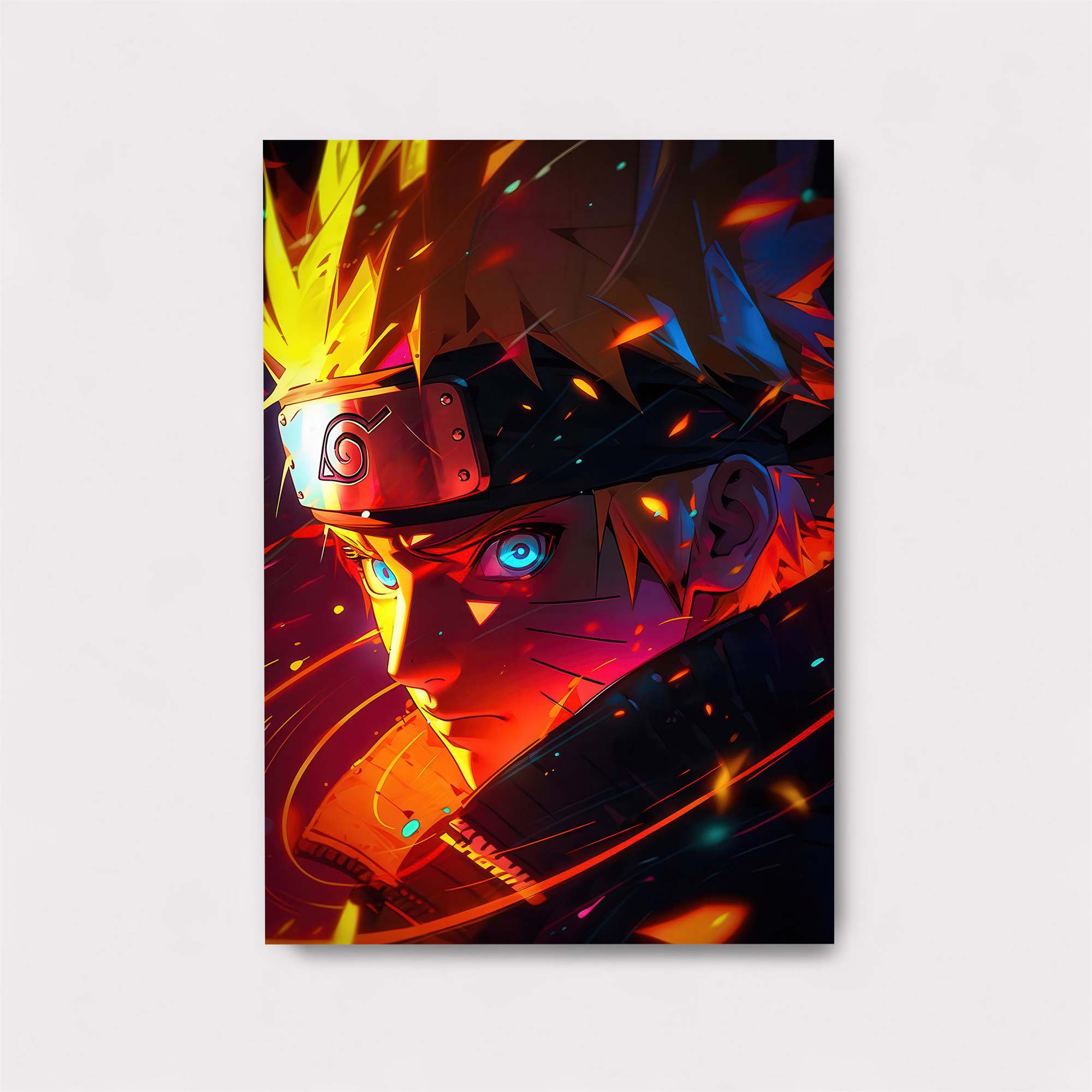 Naruto Fiery Safe Wall Magnetic / M