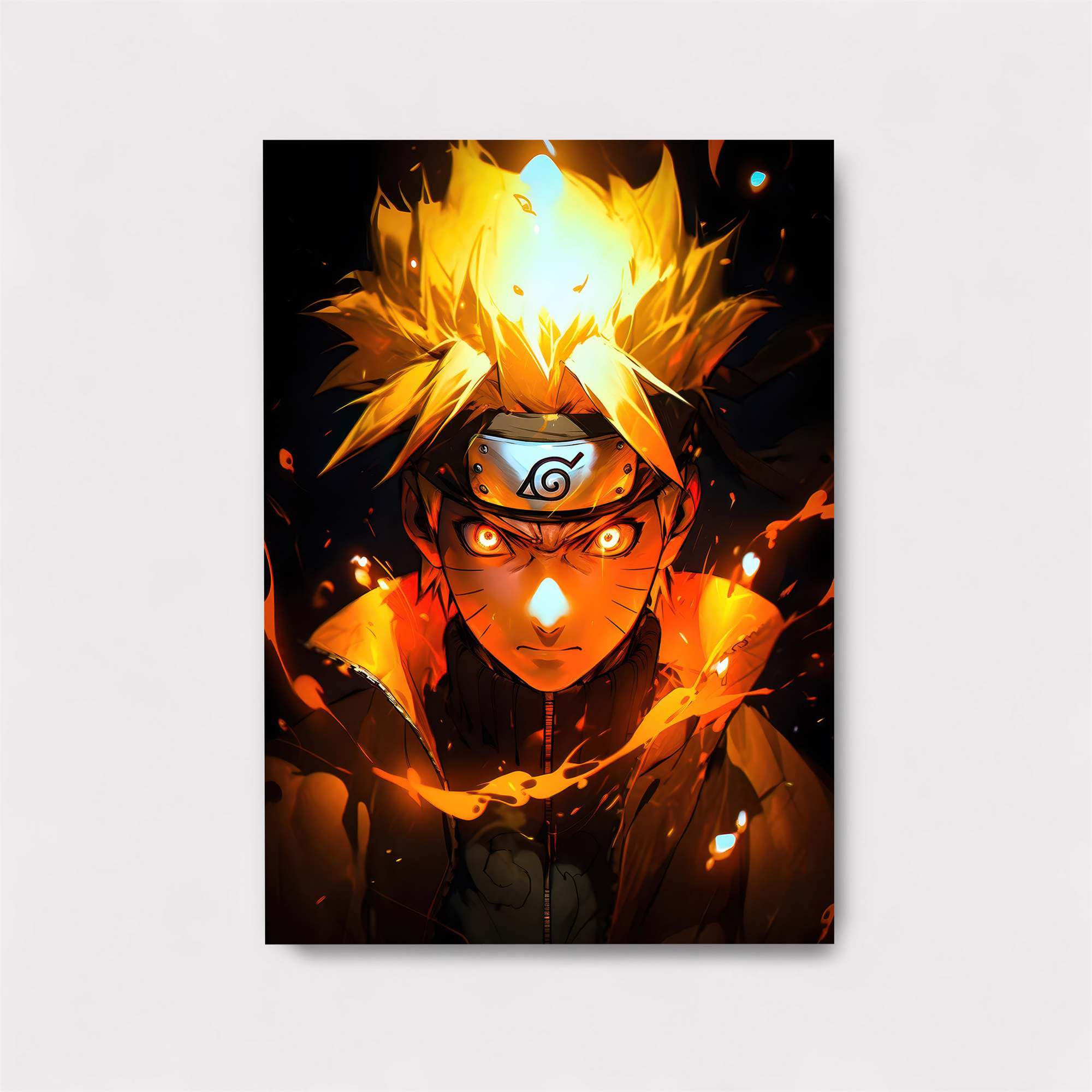Naruto Fiery Safe Wall Magnetic / M