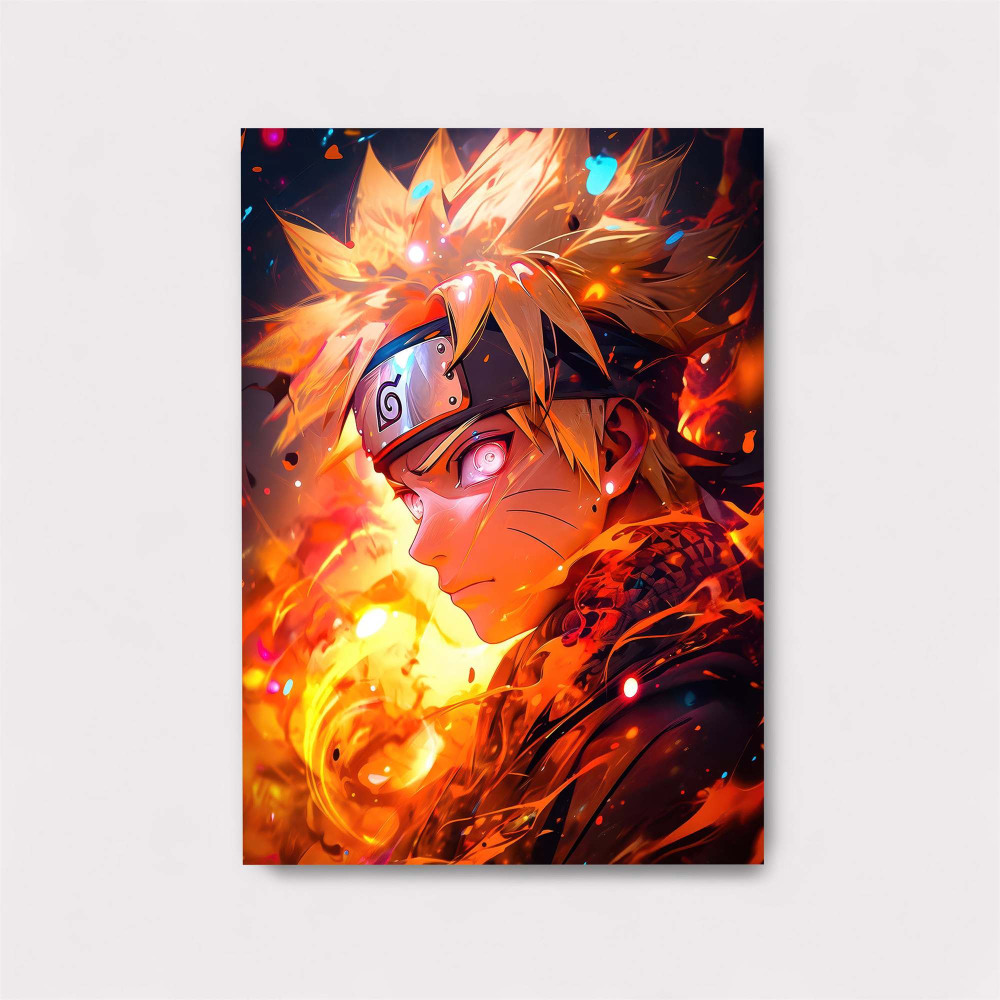 Naruto Fiery Safe Wall Magnetic / M