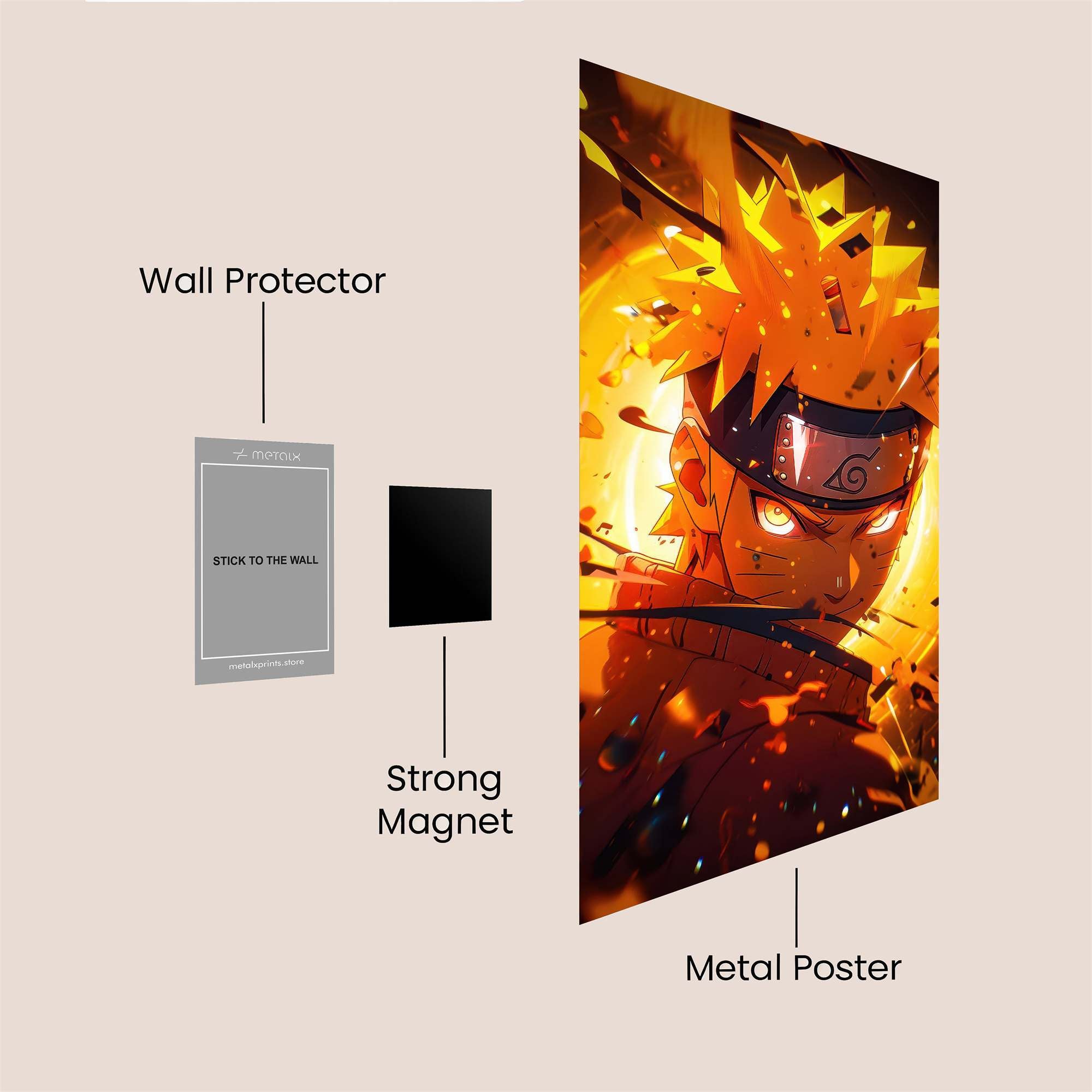 Naruto Blaze Safe Wall Magnetic / M