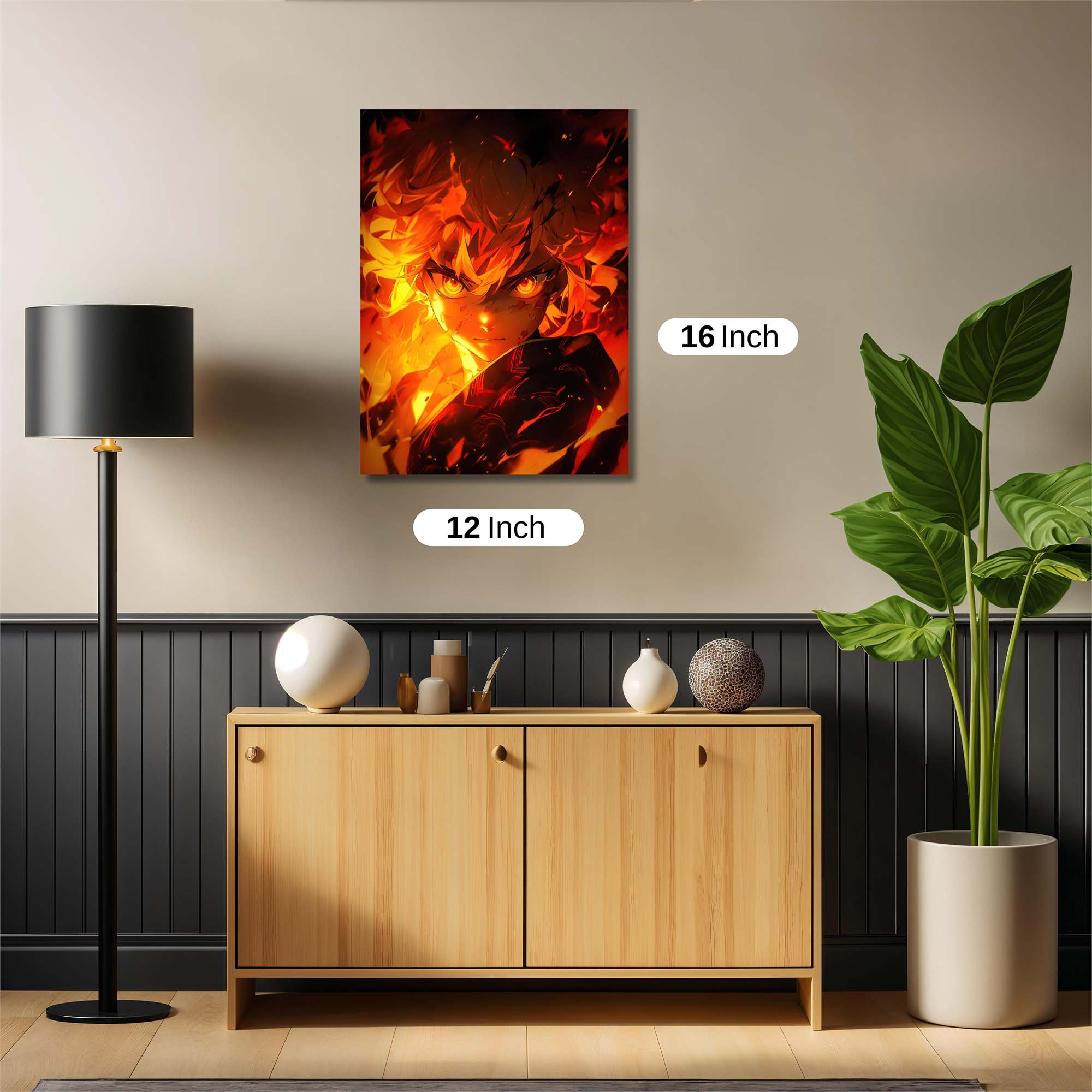 Flame Fury Safe Wall Magnetic / M