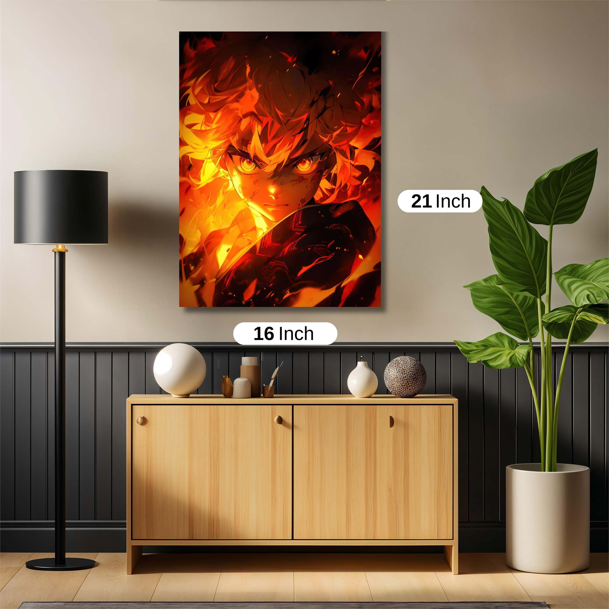 Flame Fury Safe Wall Magnetic / M