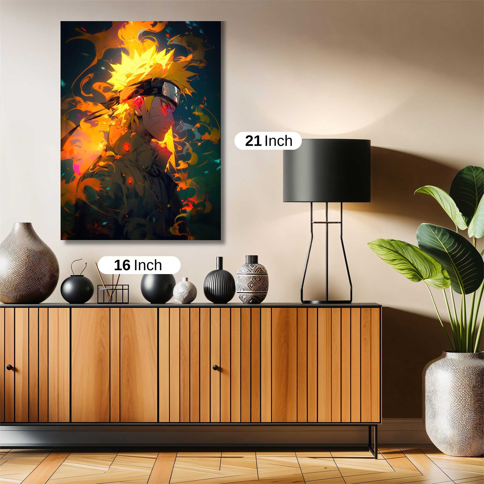 Naruto Ablaze Safe Wall Magnetic / M