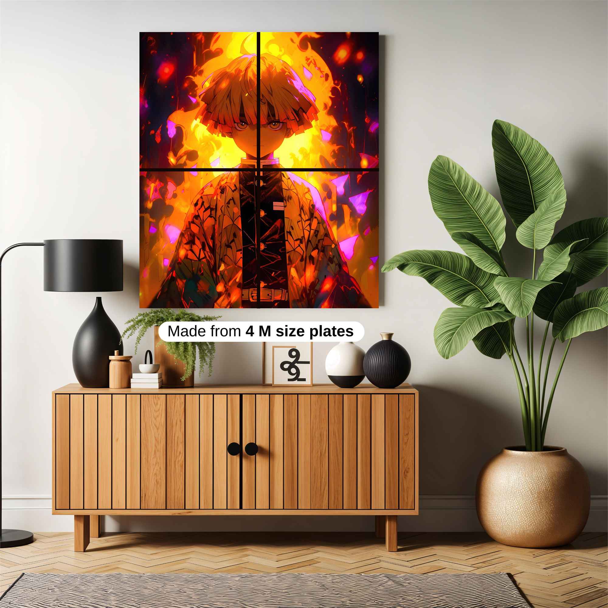 Tanjiro Blaze Safe Wall Magnetic / M