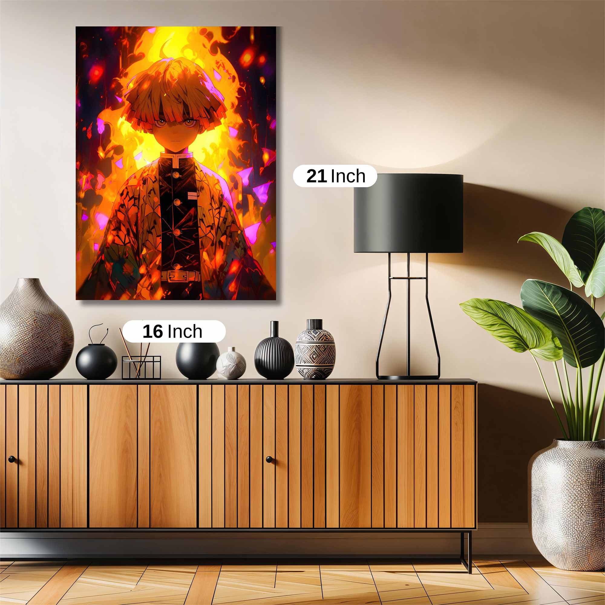 Tanjiro Blaze Safe Wall Magnetic / M