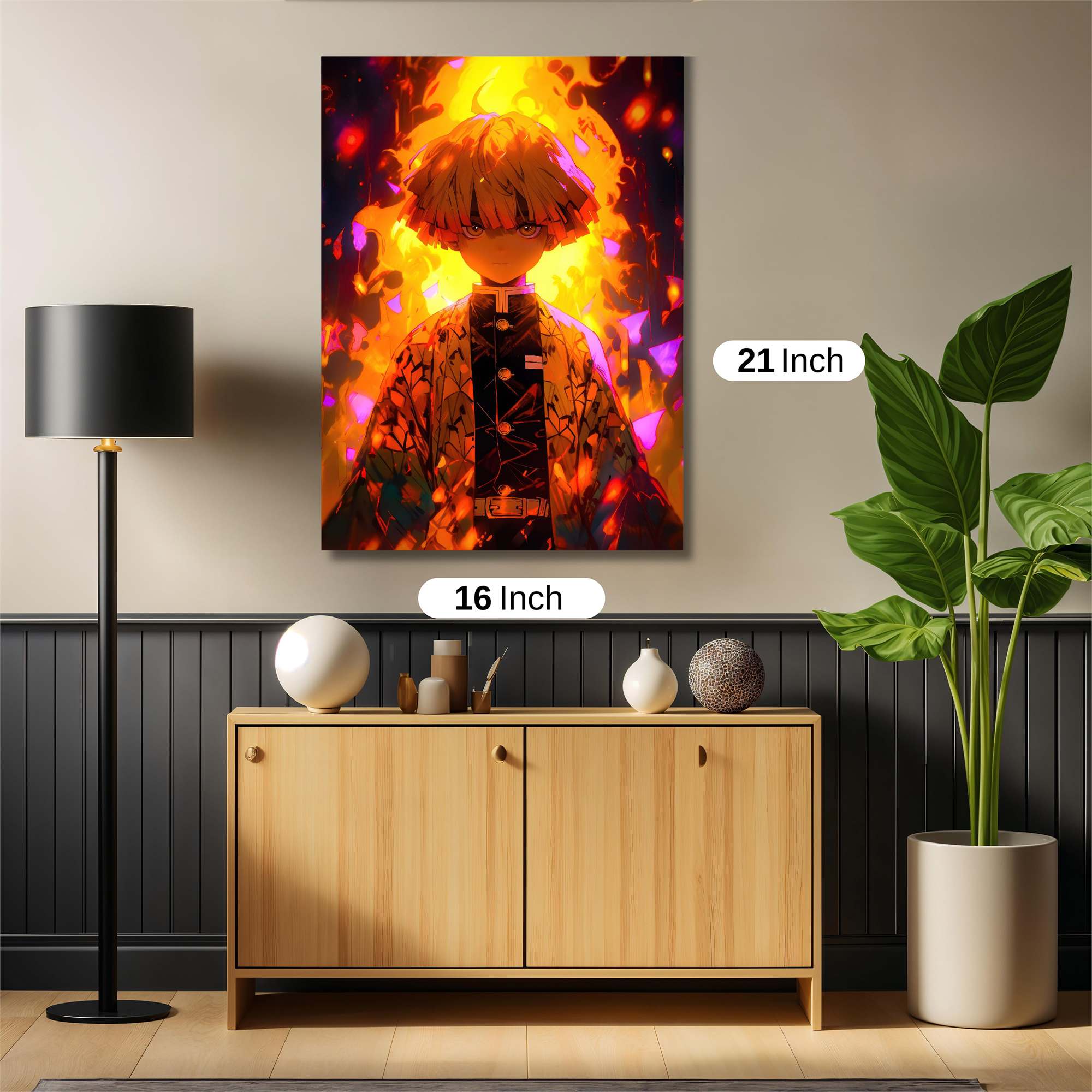 Tanjiro Blaze Safe Wall Magnetic / M