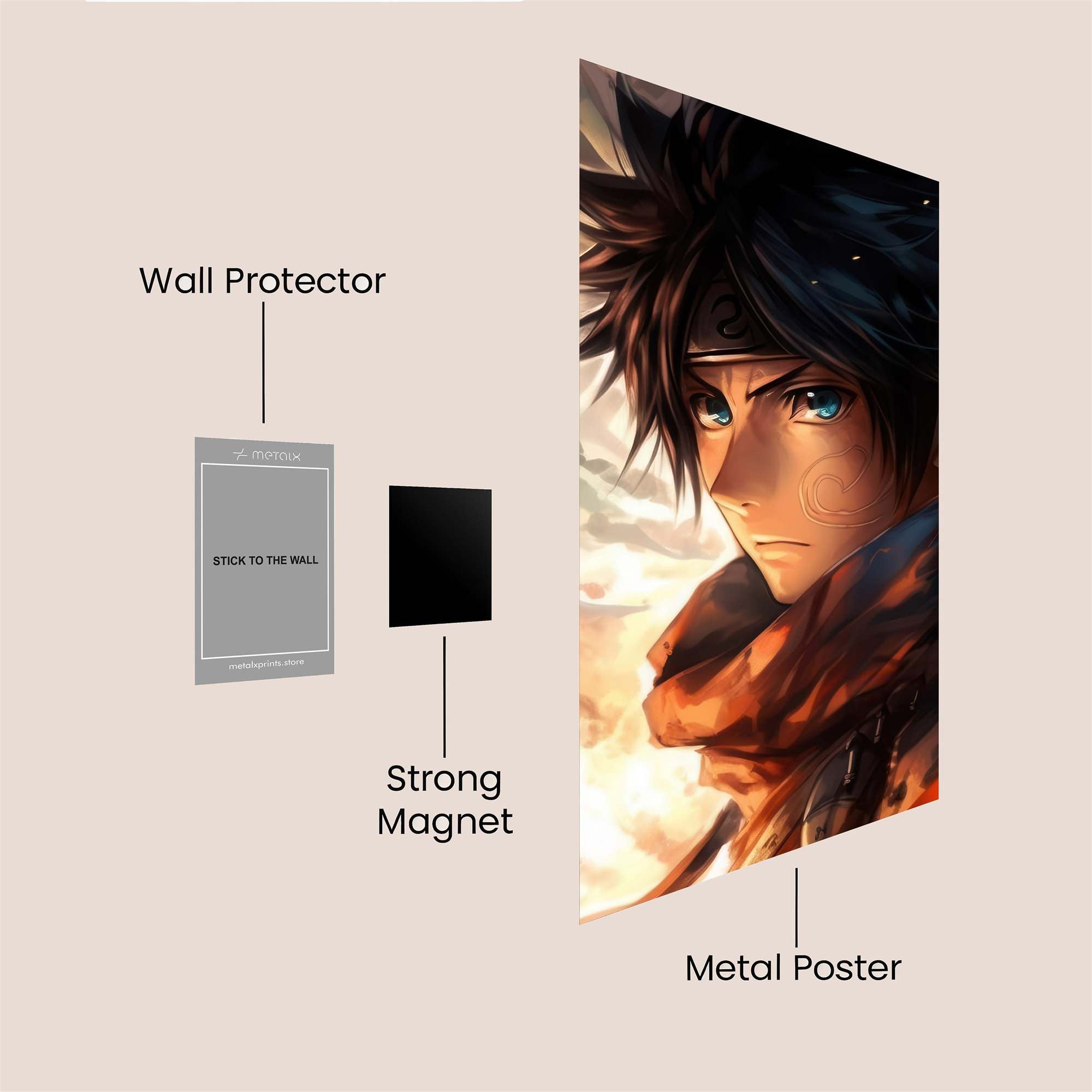 Naruto Vortex Safe Wall Magnetic / M