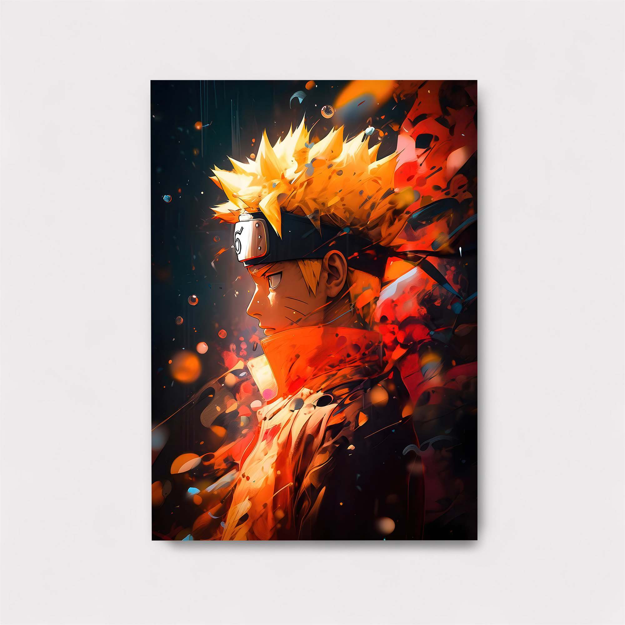 Naruto Fiery Safe Wall Magnetic / M